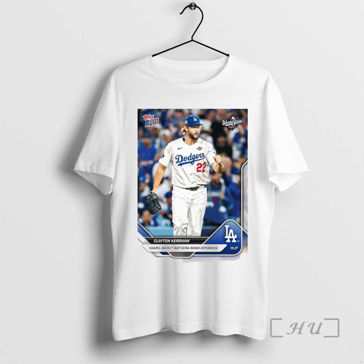 Trending Clayton Kershaw 2025 Mlb Topps Los Angeles Dodgers Escapes Jam In 1st Mlb Extra Shirt Hoodie Sweatshirt