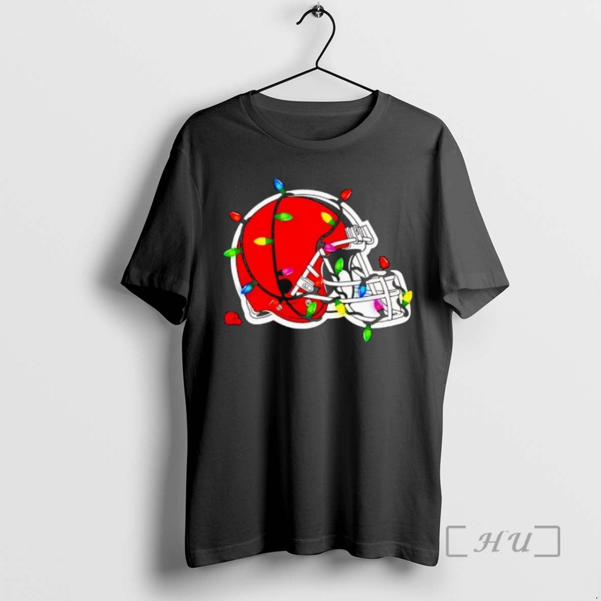 Trending Cleveland Browns Logo Holiday Lights Shirt Hoodie Sweatshirt | PurePodTees.com