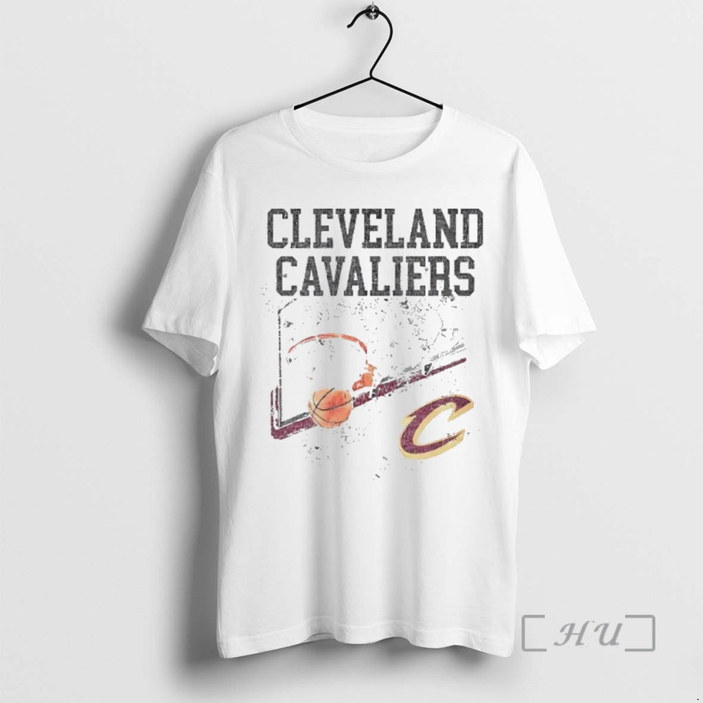 Trending Cleveland Cavaliers White Glass Shattered Shirt Hoodie Sweatshirt | PurePodTees.com