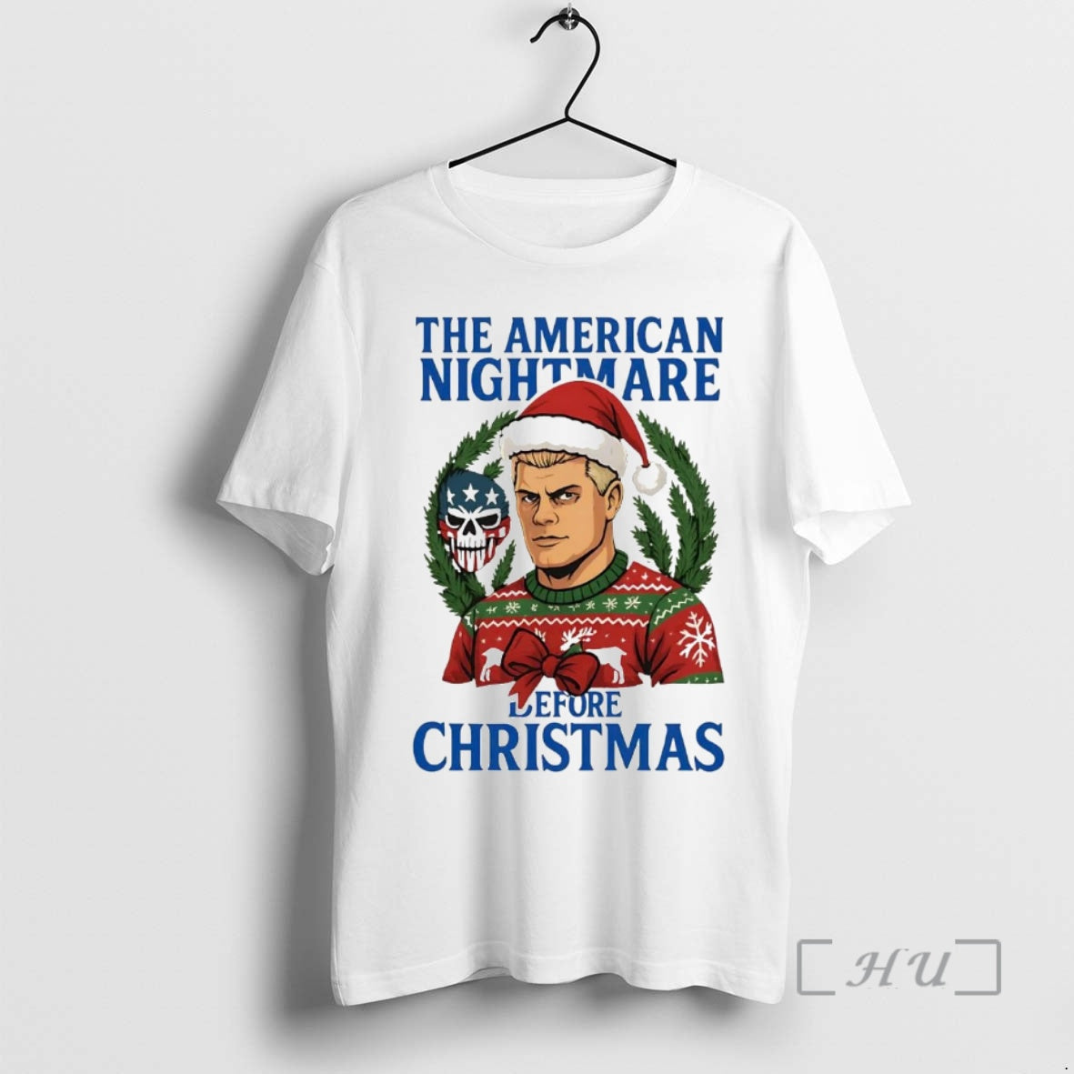 Trending Cody Rhodes The American Nightmare Before Christmas Shirt Hoodie Sweatshirt | PurePodTees.com