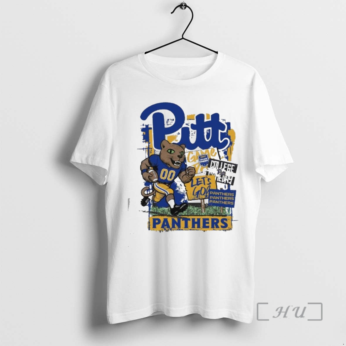 Trending College Gameday Pitt Mascot Runner 2025 Shirt Hoodie Sweatshirt | PurePodTees.com