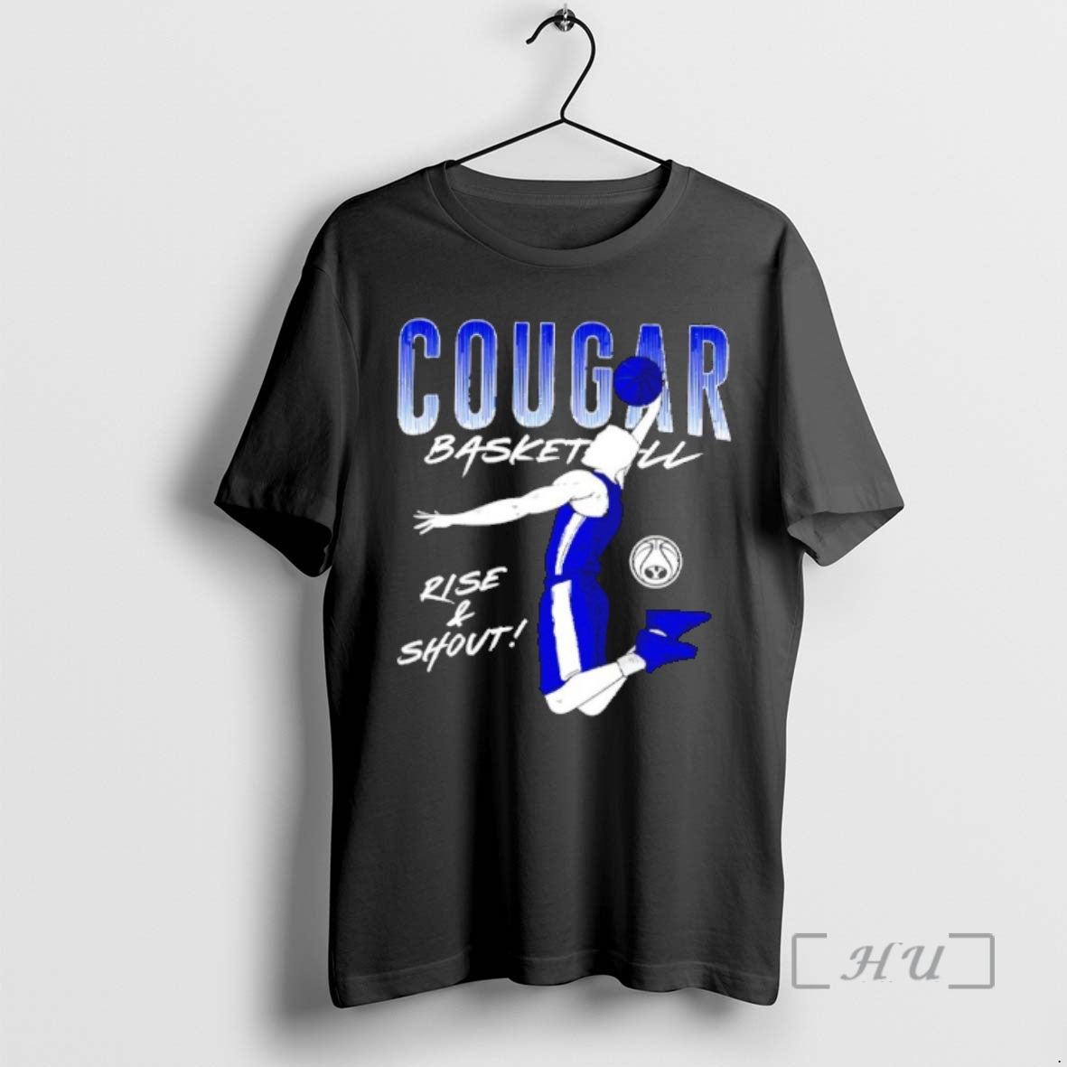 Trending Cougar Basketball Rise And Shout Shirt Hoodie Sweatshirt | PurePodTees.com