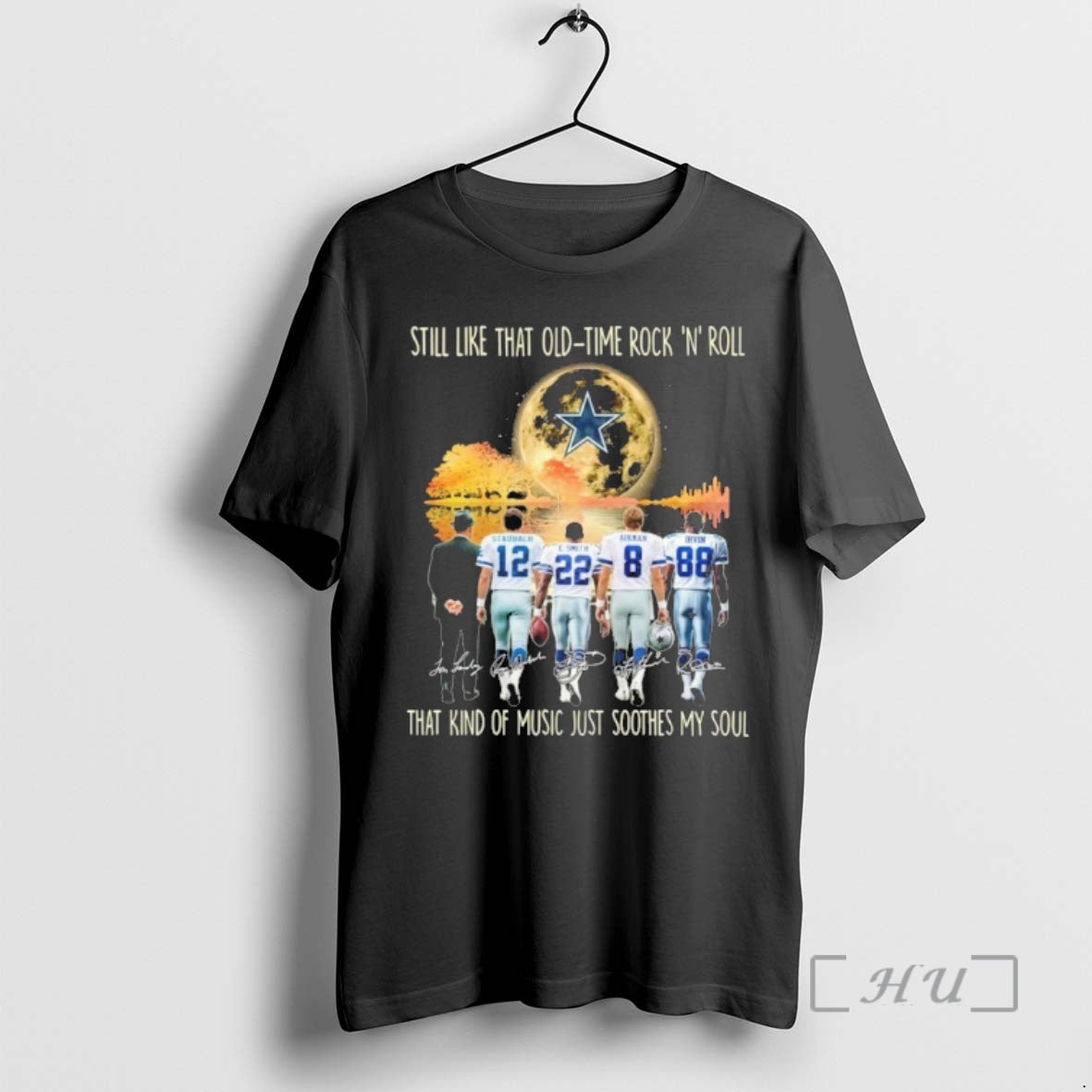 Trending Dallas Cowboys Still Like That Old Time Rock N Roll That Kind Of Music Shirt Hoodie Sweatshirt | PurePodTees.com