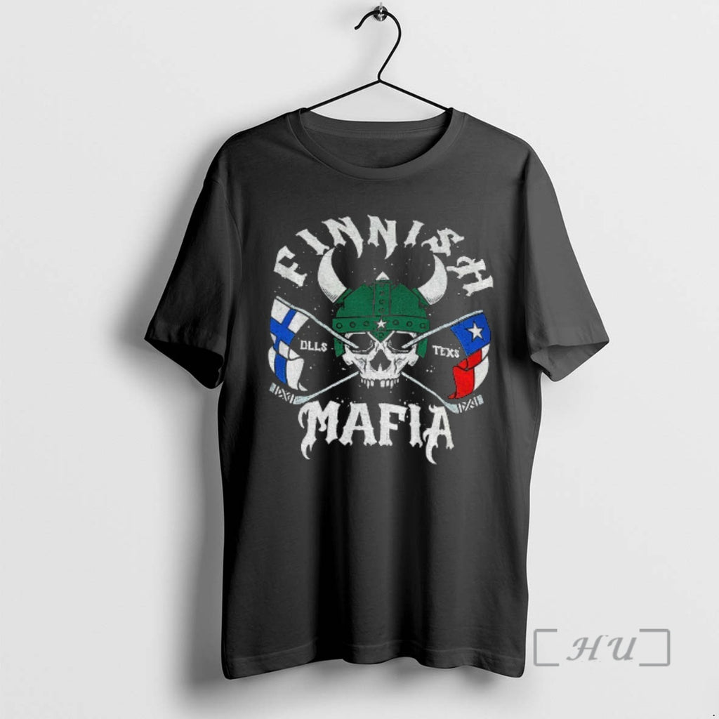 Trending Dallas Stars Finnish Mafia Skull Dlls Texs Hockey Shirt Hoodie Sweatshirt | PurePodTees.com