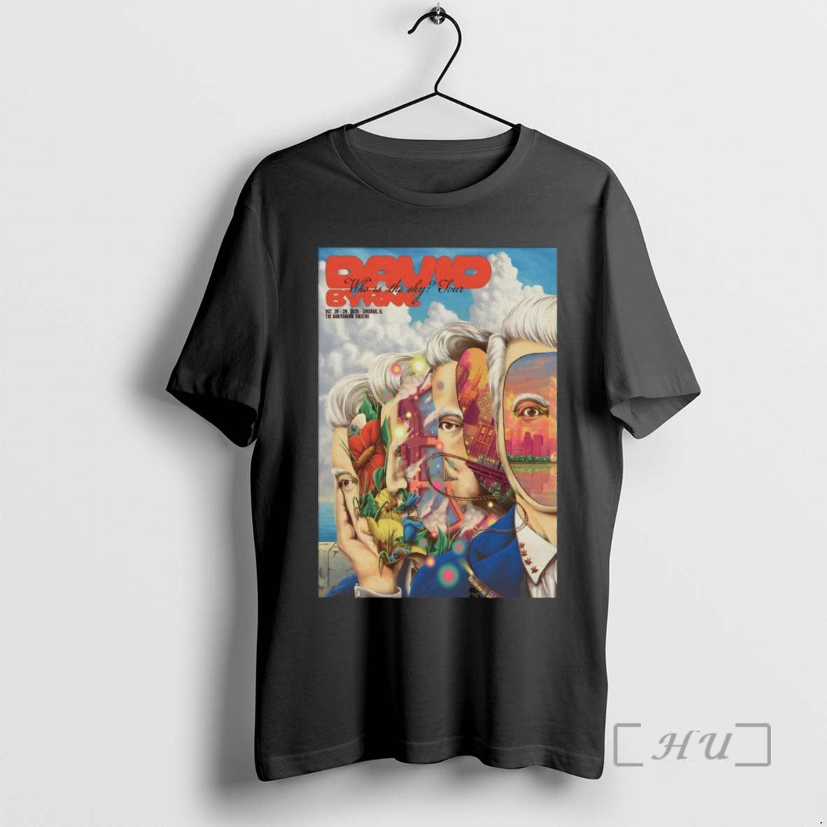Trending David Byrne Who Is The Sky Tour Chicago Il On Oct 28 29 2025 Shirt Hoodie Sweatshirt | PurePodTees.com