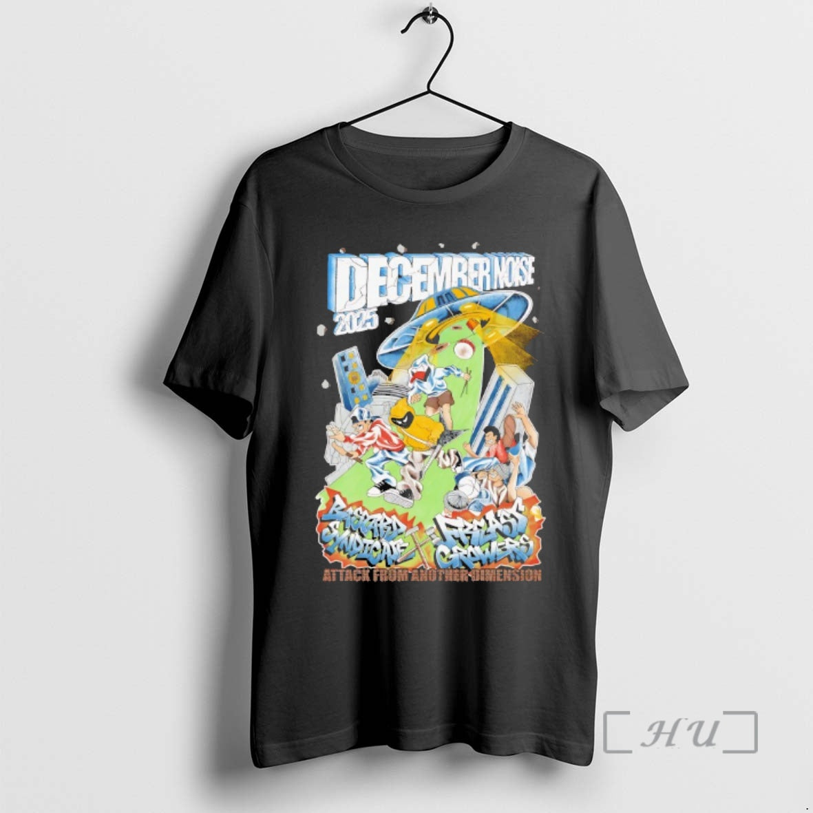 Trending December Noise 2025 Bastard Syndicate And Freaky Growers Attack From Another Dimension Premium Shirt Hoodie...