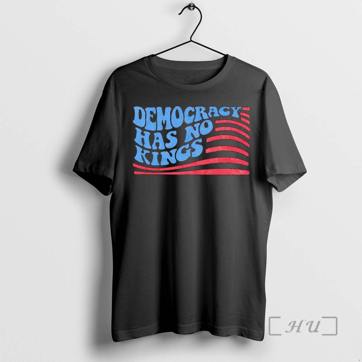 Trending Democracy Has No King Us Flag Shirt Hoodie Sweatshirt | PurePodTees.com