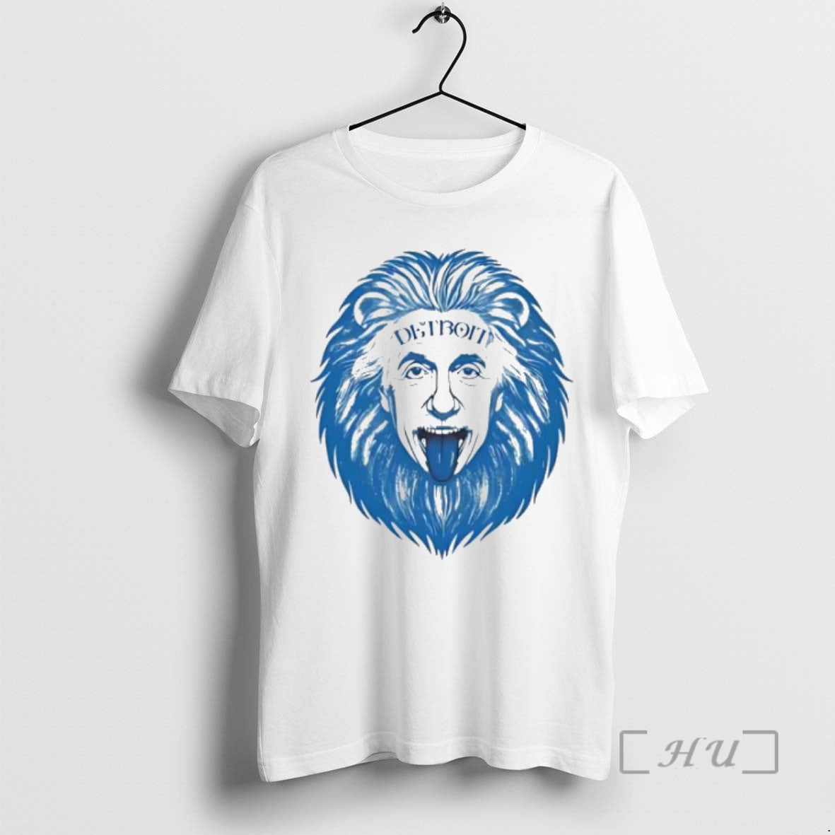 Trending Detroit Einstein Tongue Out Lion Retro Style Baseball Shirt Hoodie Sweatshirt | PurePodTees.com