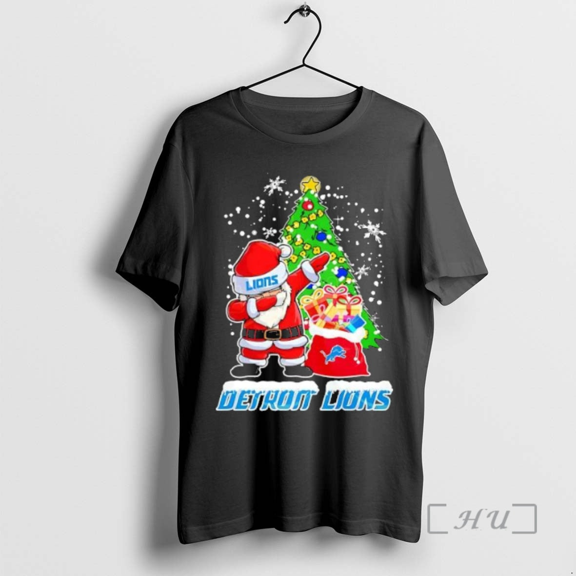 Trending Detroit Lions Happy Holiday Christmas Shirt Hoodie Sweatshirt | PurePodTees.com