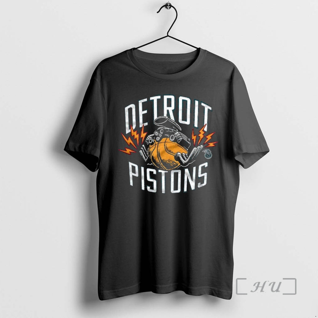 Trending Detroit Pistons Basketball Engine 2025 Logo Shirt Hoodie Sweatshirt | PurePodTees.com