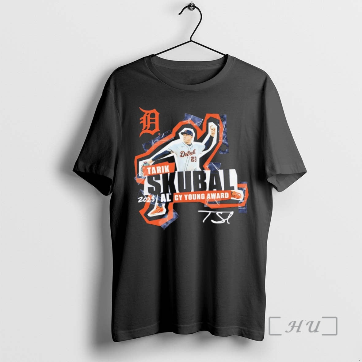 Trending Detroit Tigers Tarik Skubal 2025 American League Cy Young Award Winner Premium T Shirts Hoodie Sweatshirt
