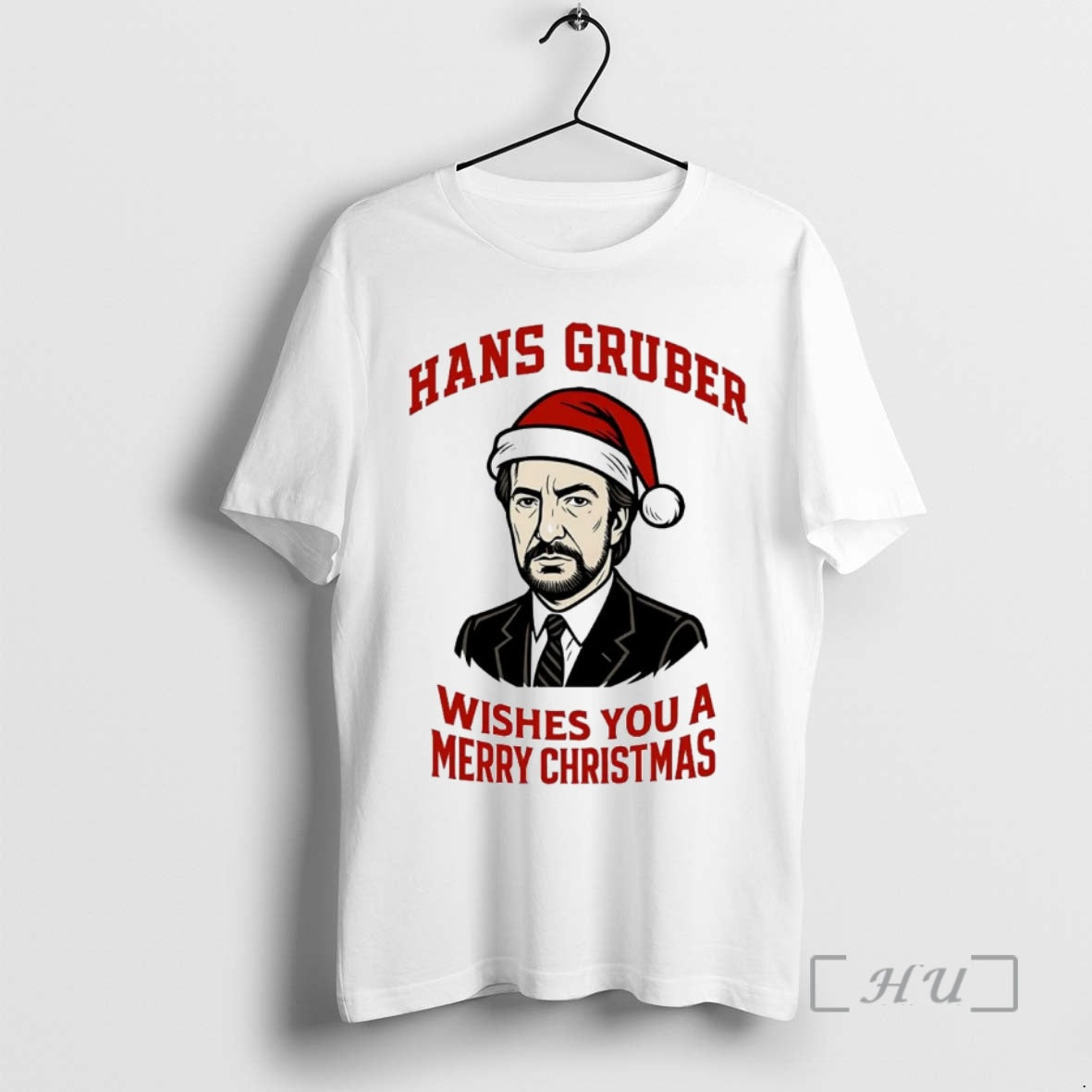 Trending Die Hard Hans Gruber Wishes You A Merry Christmas Shirt Hoodie Sweatshirt | PurePodTees.com