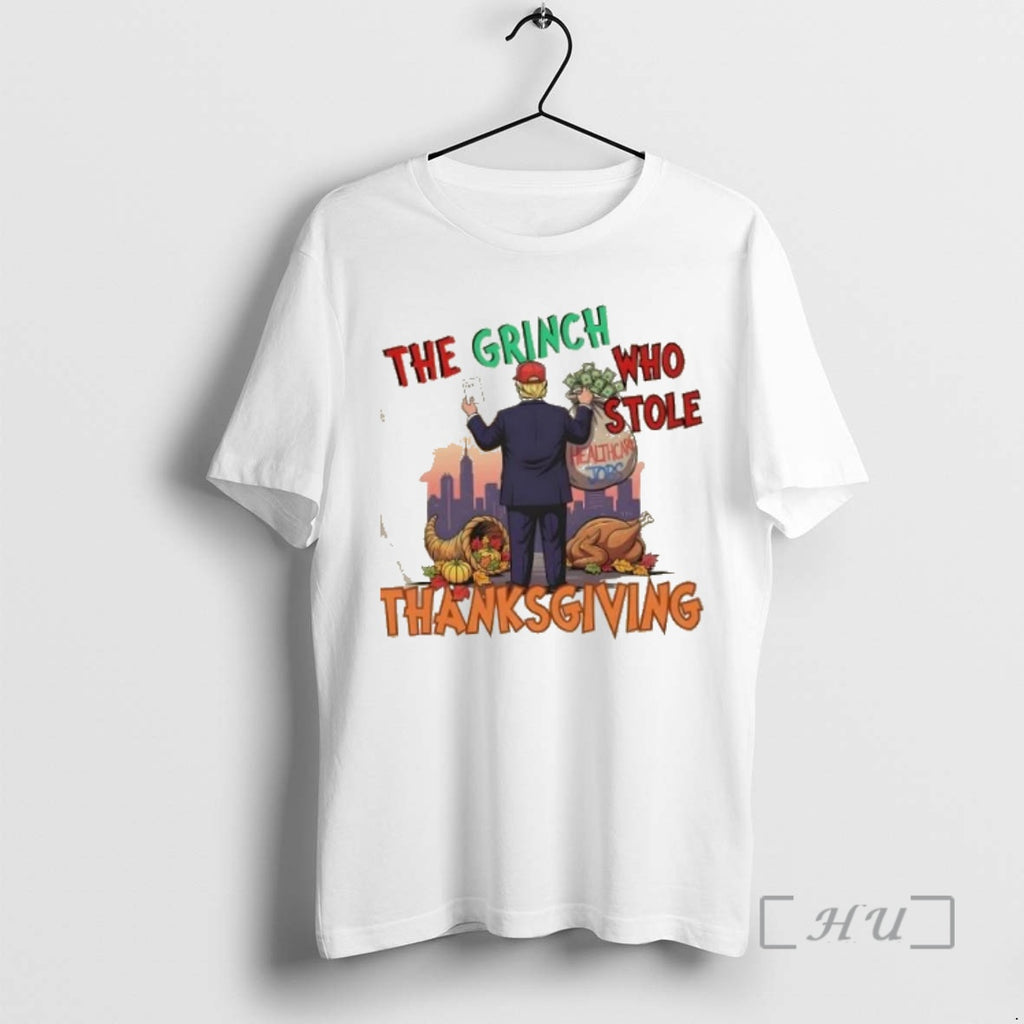 Trending Donald Trump The Grinch Stole Thanksgiving Shirt Hoodie Sweatshirt | PurePodTees.com