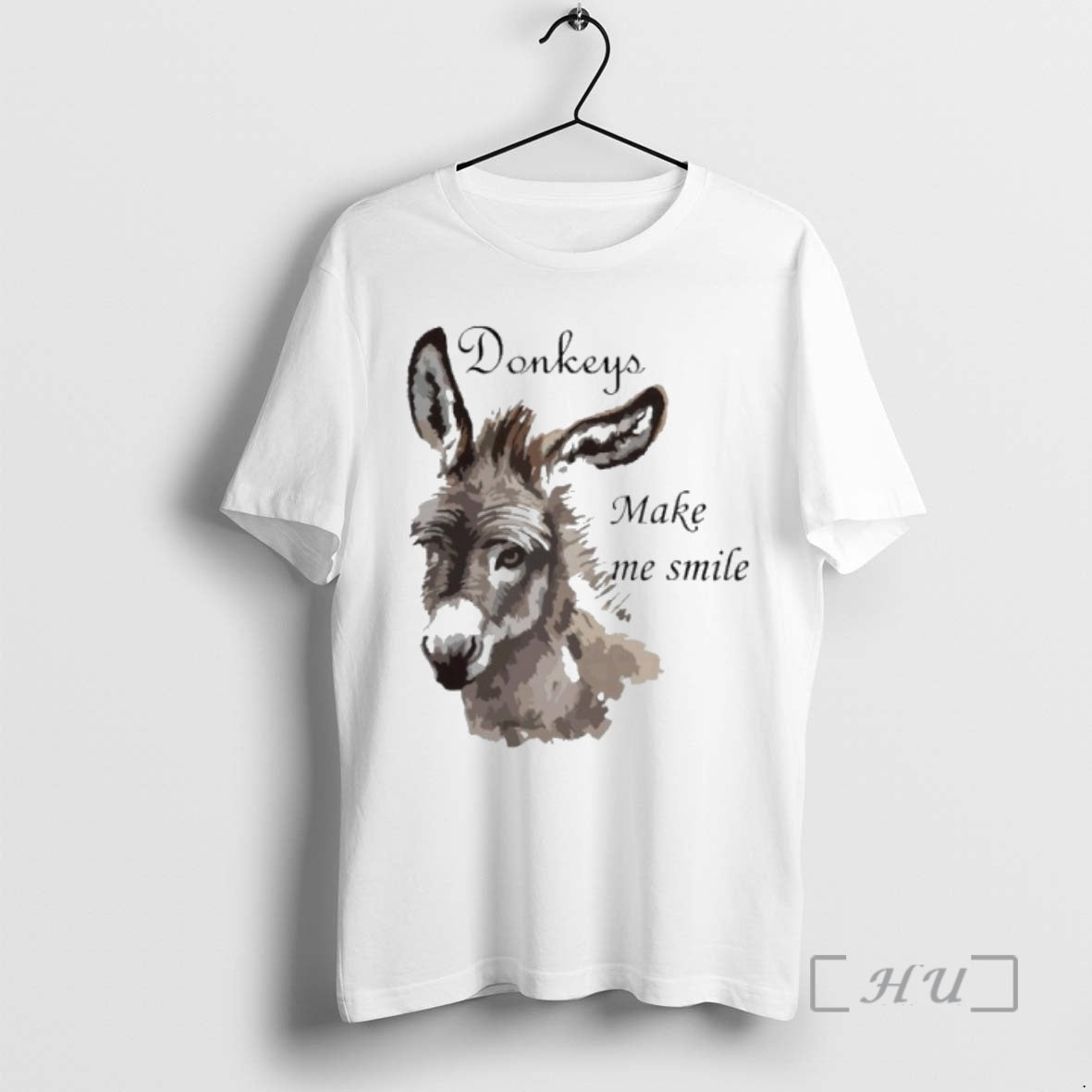 Trending Donkeys Make Me Smile Cute Miniature Donkey Mini Donkey Shirt Hoodie Sweatshirt | PurePodTees.com