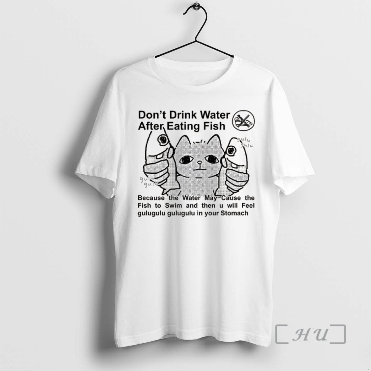 Trending Dont Drink Water After Eating Fish Shirt Hoodie Sweatshirt | PurePodTees.com