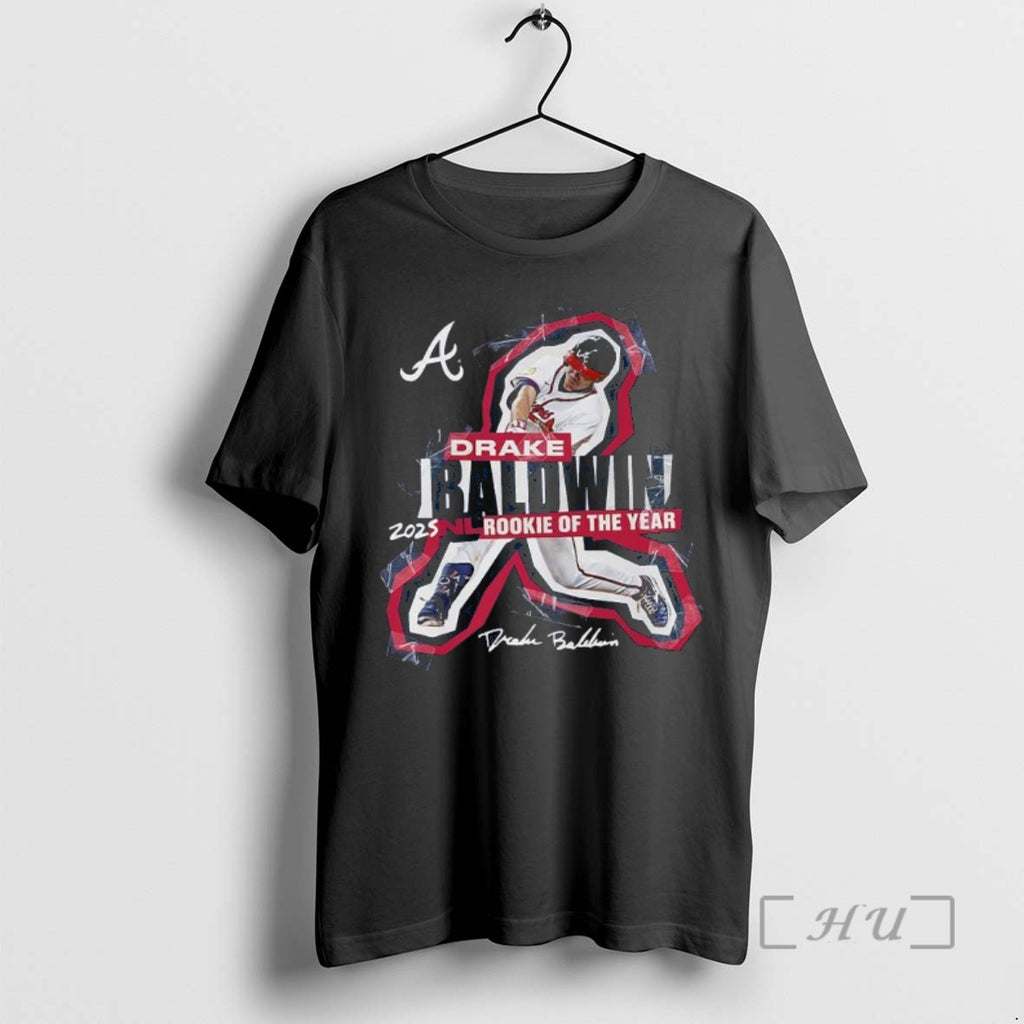 Trending Drake Baldwin Atlanta Braves 2025 National League Rookie Of The Year Premium T Shirts Hoodie Sweatshirt