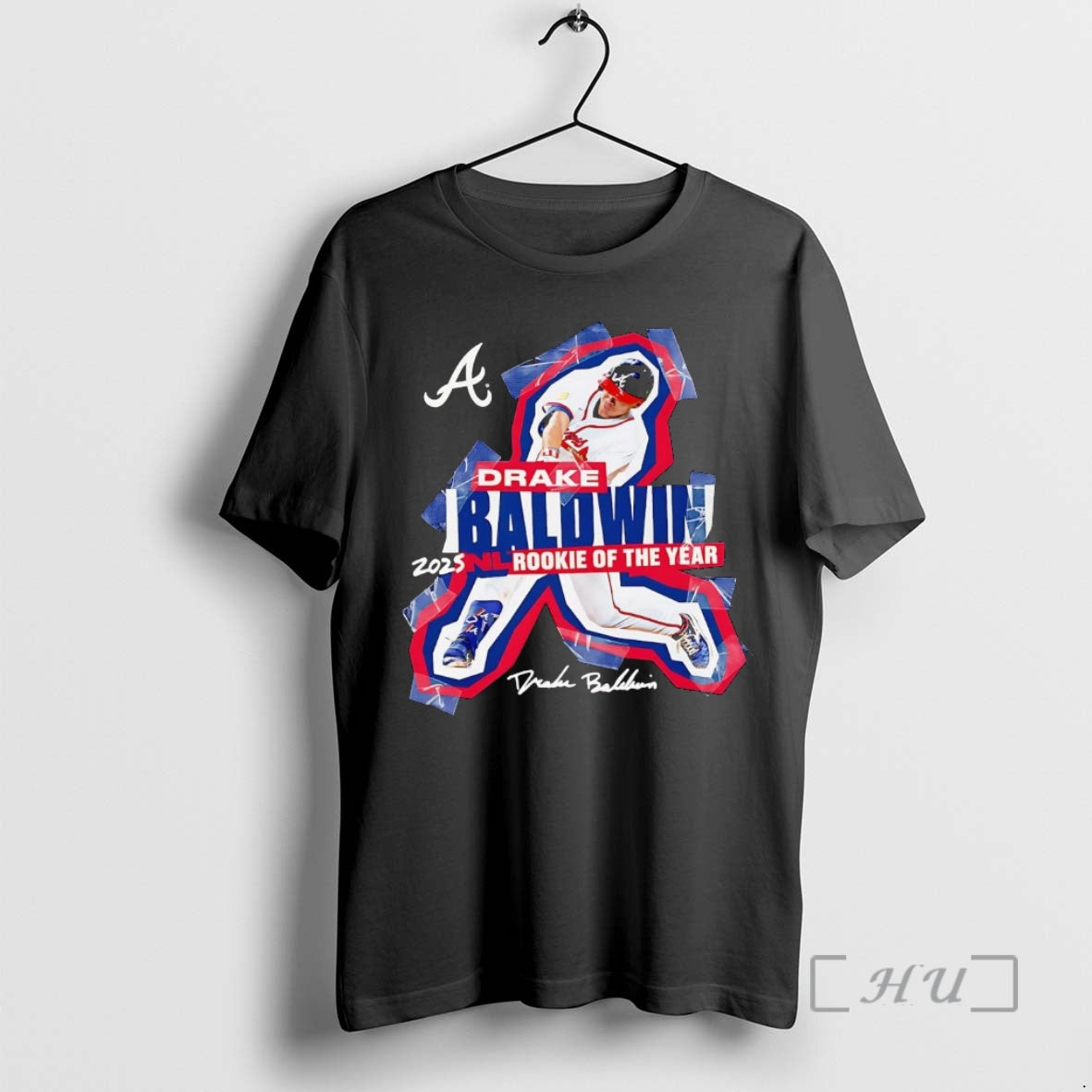Trending Drake Baldwin National League Rookie Of The Year 2025 Atlanta Braves Premium T Shirts Hoodie Sweatshirt
