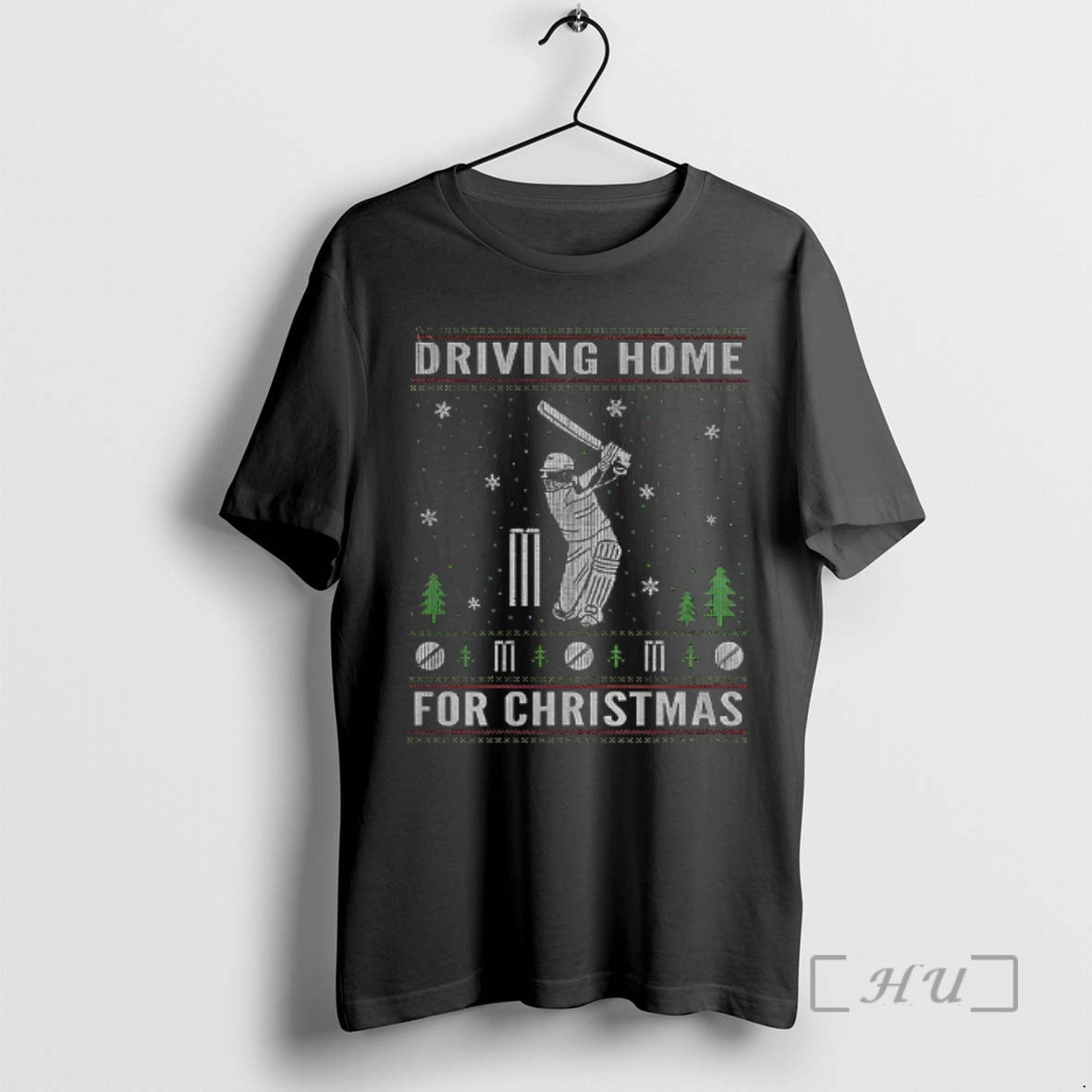 Trending Driving Home For Christmas Cricket Shirt Hoodie Sweatshirt | PurePodTees.com