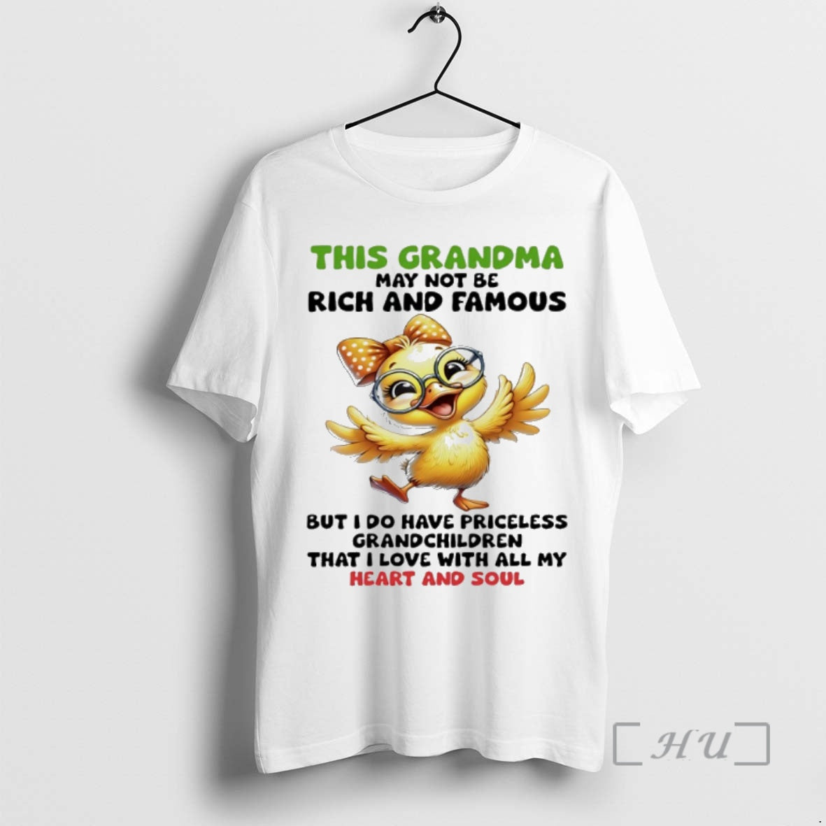 Trending Duck This Grandma May Not Be Rich And Famous But I Do Have Priceless Shirt Hoodie Sweatshirt | PurePodTees.com