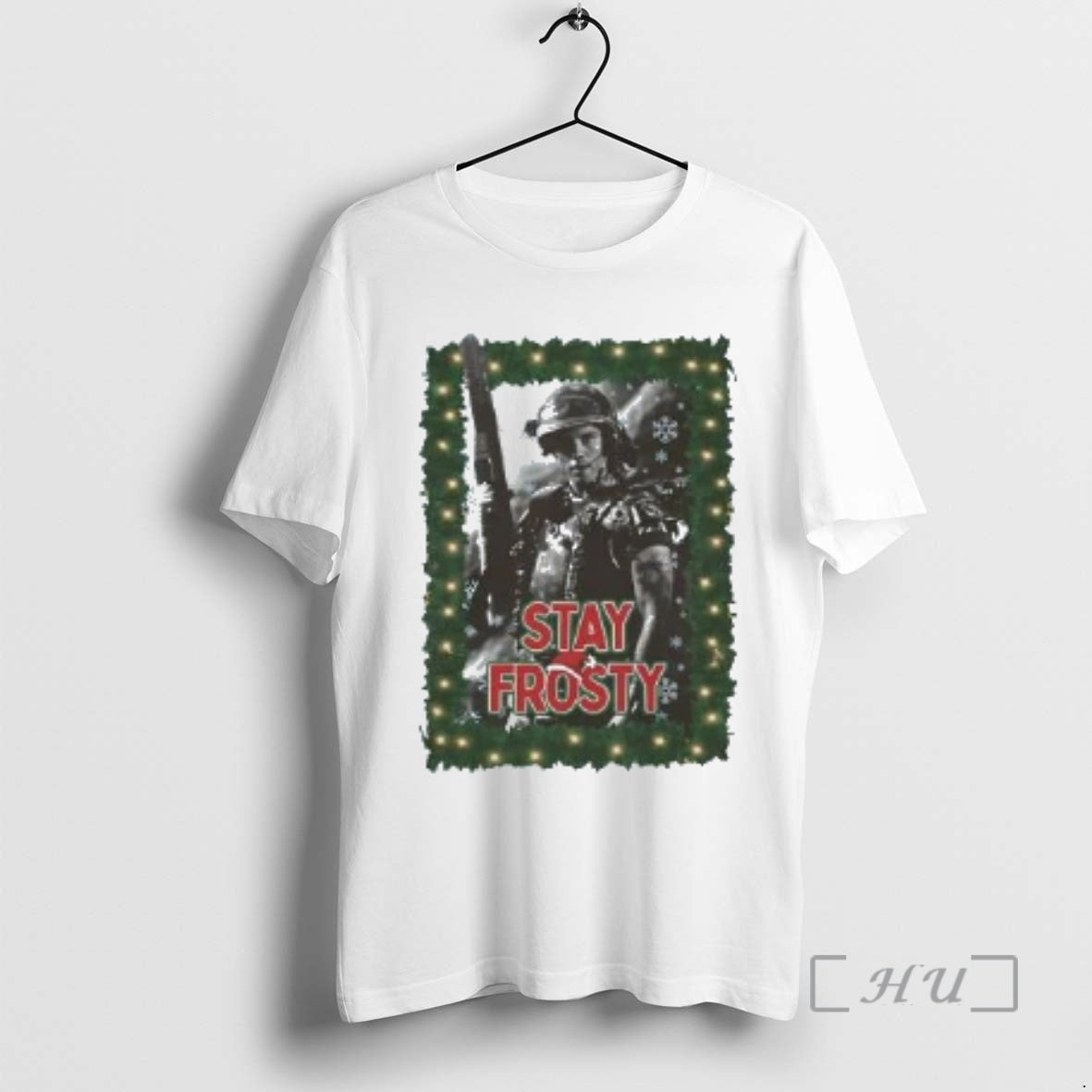 Trending Dwayne Hicks Stay Frosty Christmas Shirt Hoodie Sweatshirt | PurePodTees.com
