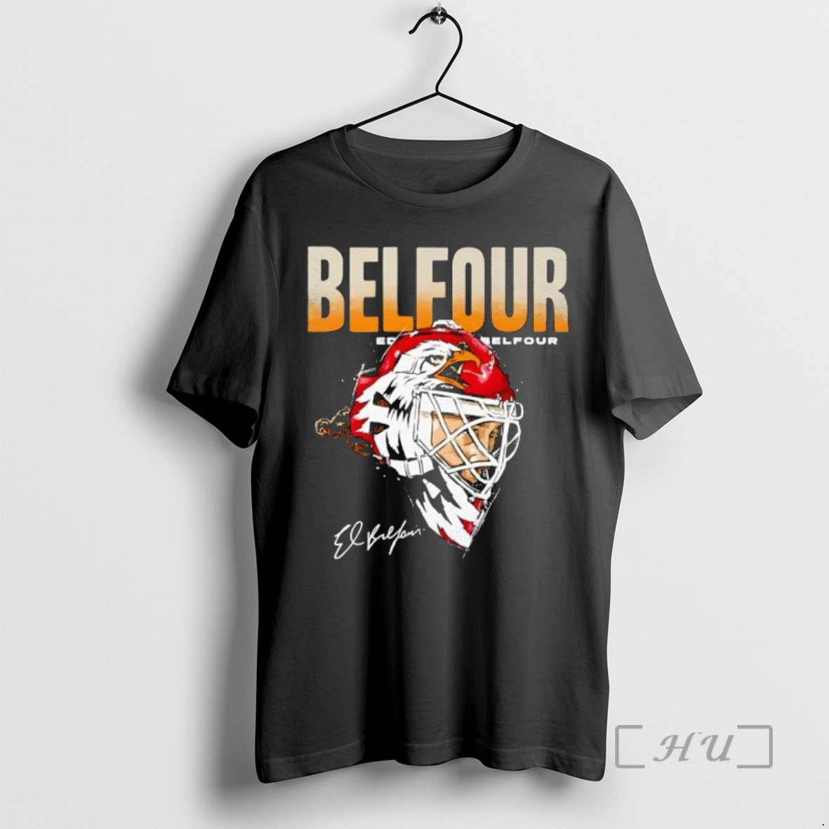 Trending Ed Belfour Chicago Eagle Mask Shirt Hoodie Sweatshirt | PurePodTees.com