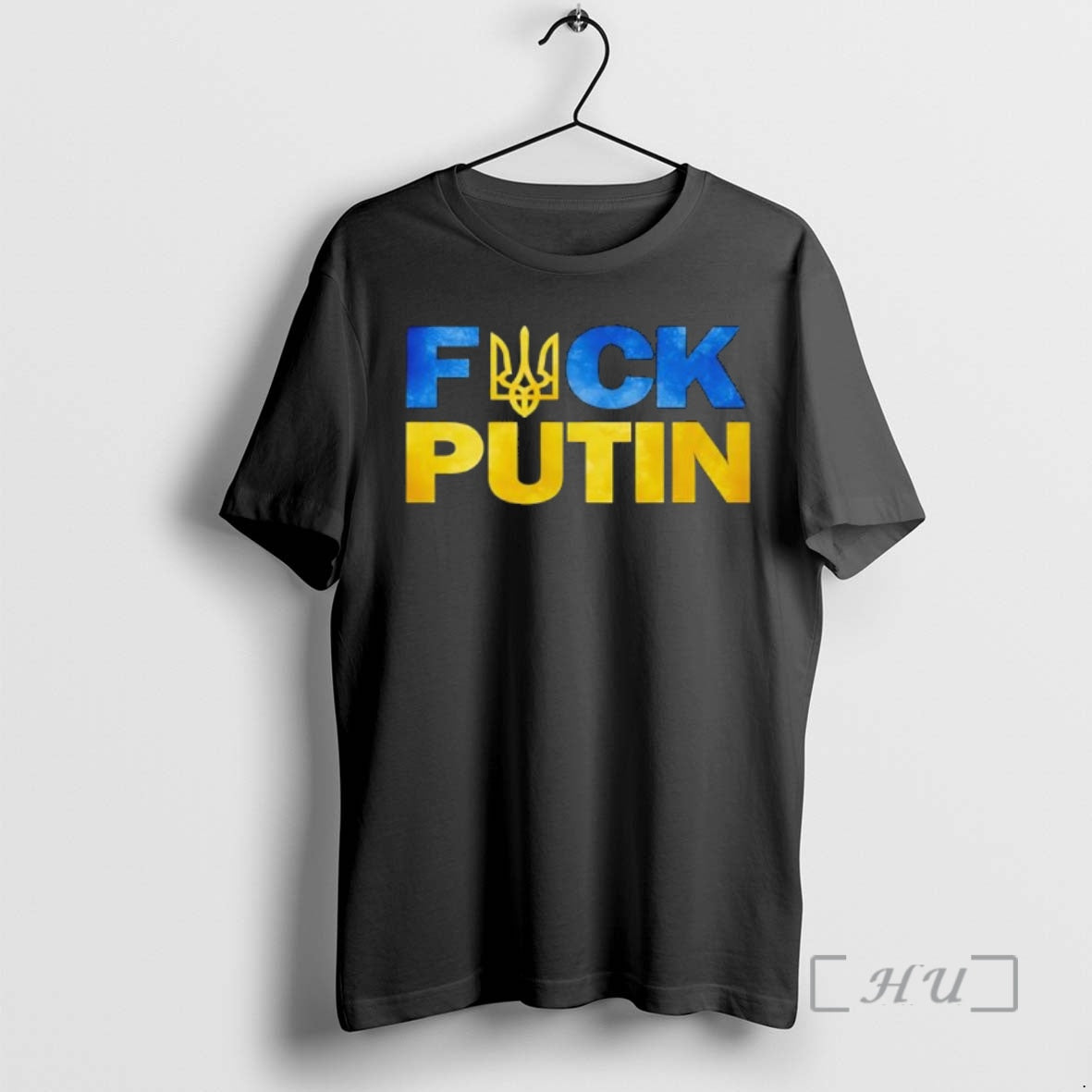 Trending Fck Putin Ukraine Flag Shirt Hoodie Sweatshirt | PurePodTees.com