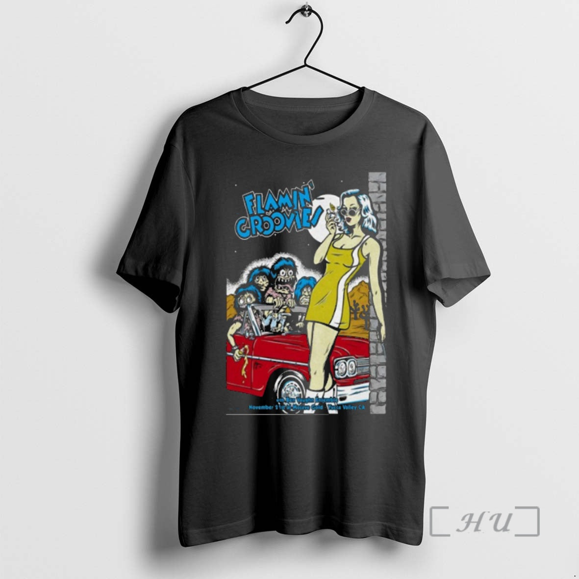 Trending Flamin Groovies And Ben Vaughn Ensemble Yucca Valley Ca November 21 2025 Premium Shirt Hoodie Sweatshirt