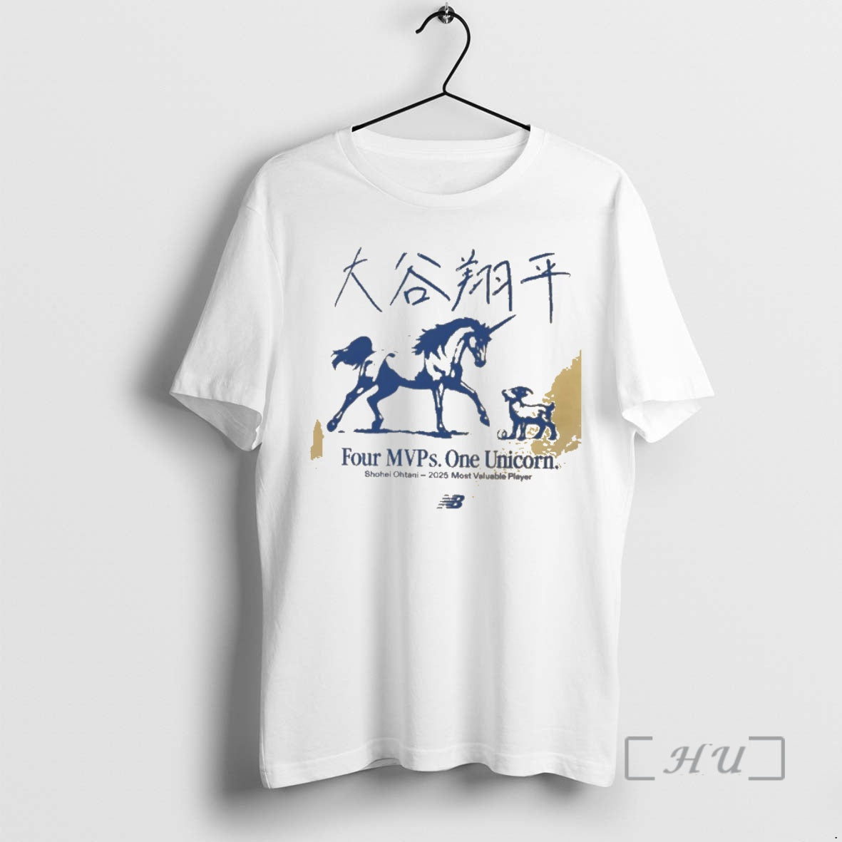 Trending Four Mvps One Unicorn Shohei Ohtanis 2025 Shirt Hoodie Sweatshirt | PurePodTees.com