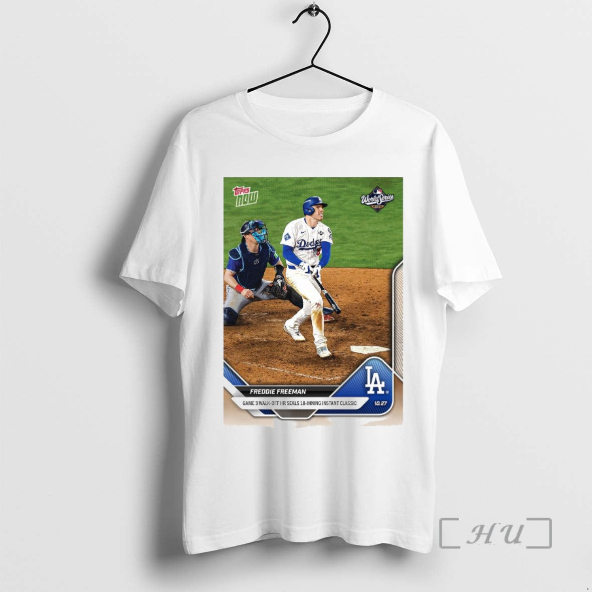 Trending Freddie Freeman Los Angeles Dodgers 2025 Mlb Topps Game 3 Walk Off Hr Seals Shirt Hoodie Sweatshirt