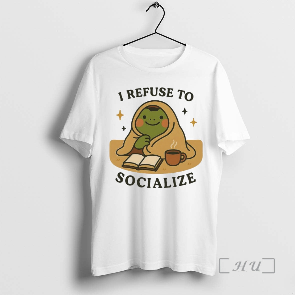 Trending Frog I Refuse To Socialize Shirt Hoodie Sweatshirt | PurePodTees.com