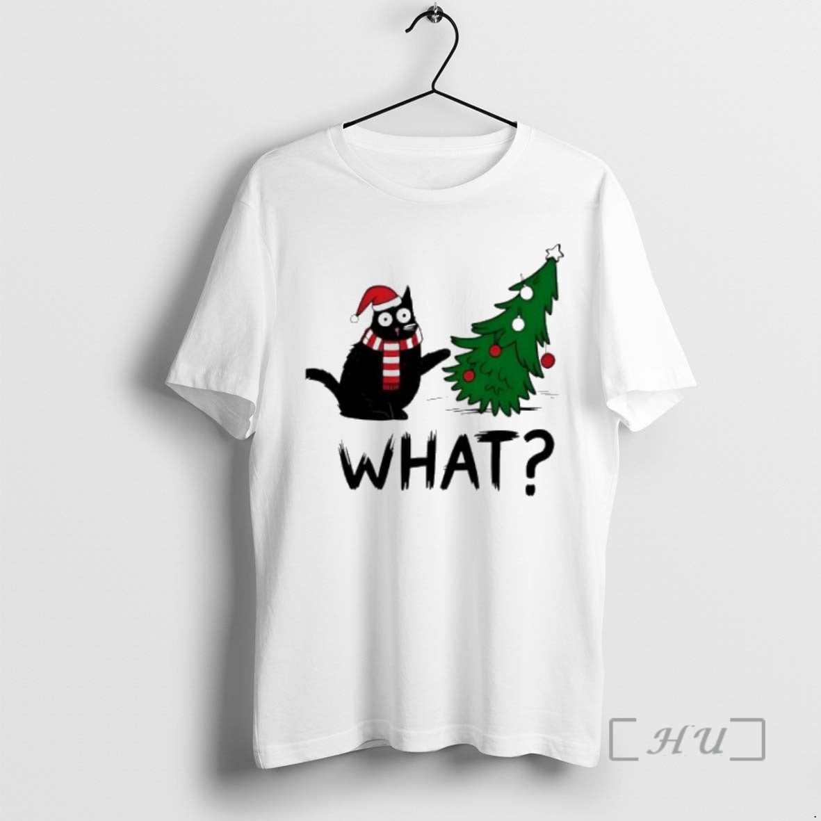 Trending Funny Cat Christmas Cute Holiday Cat Lover Shirt Hoodie Sweatshirt | PurePodTees.com
