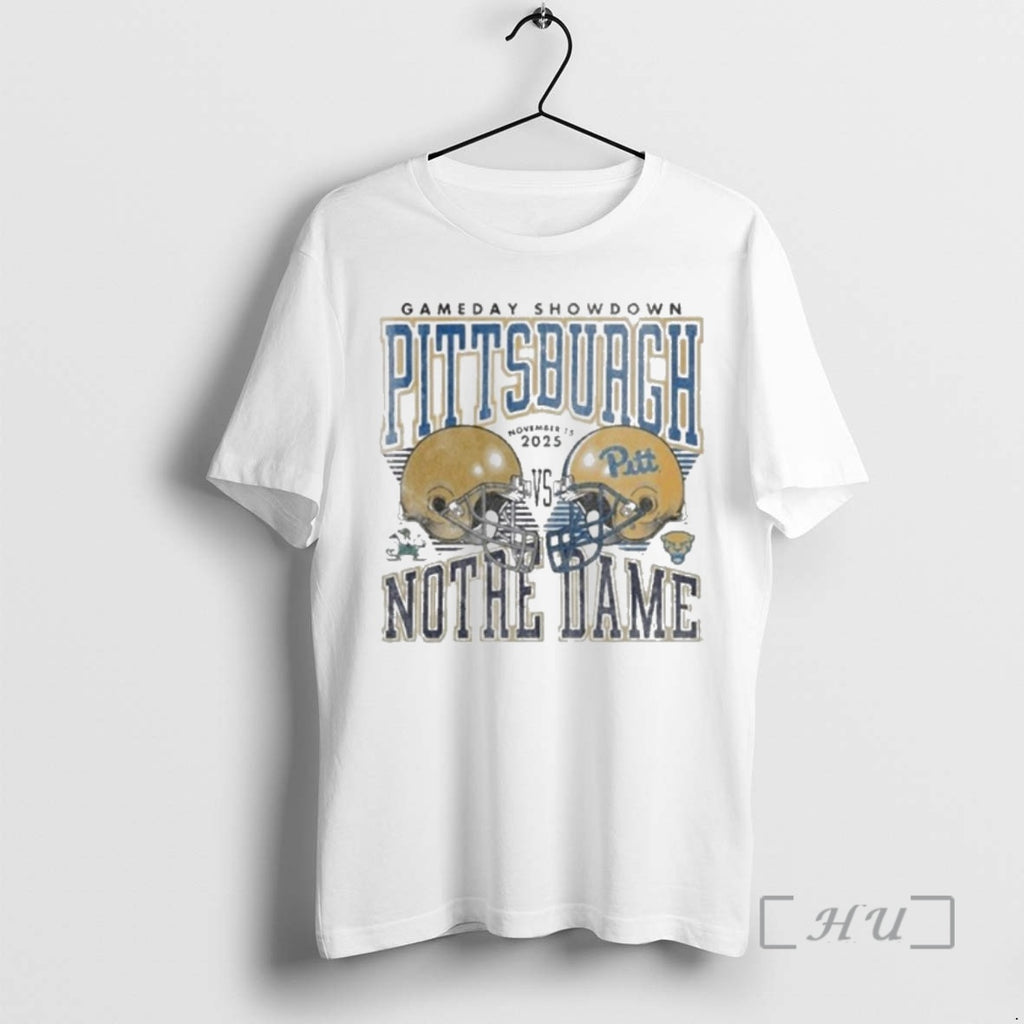 Trending Gameday Football 2025 Pitt Panthers Vs Notre Dame Fighting Irish Matchup Premium T Shirts Hoodie Sweatshirt