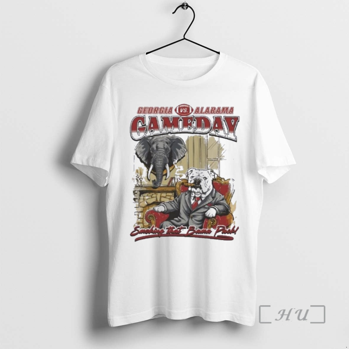 Trending Georgia Football Vs Alabama Gameday Smoking That Bama Pack Shirt Hoodie Sweatshirt | PurePodTees.com