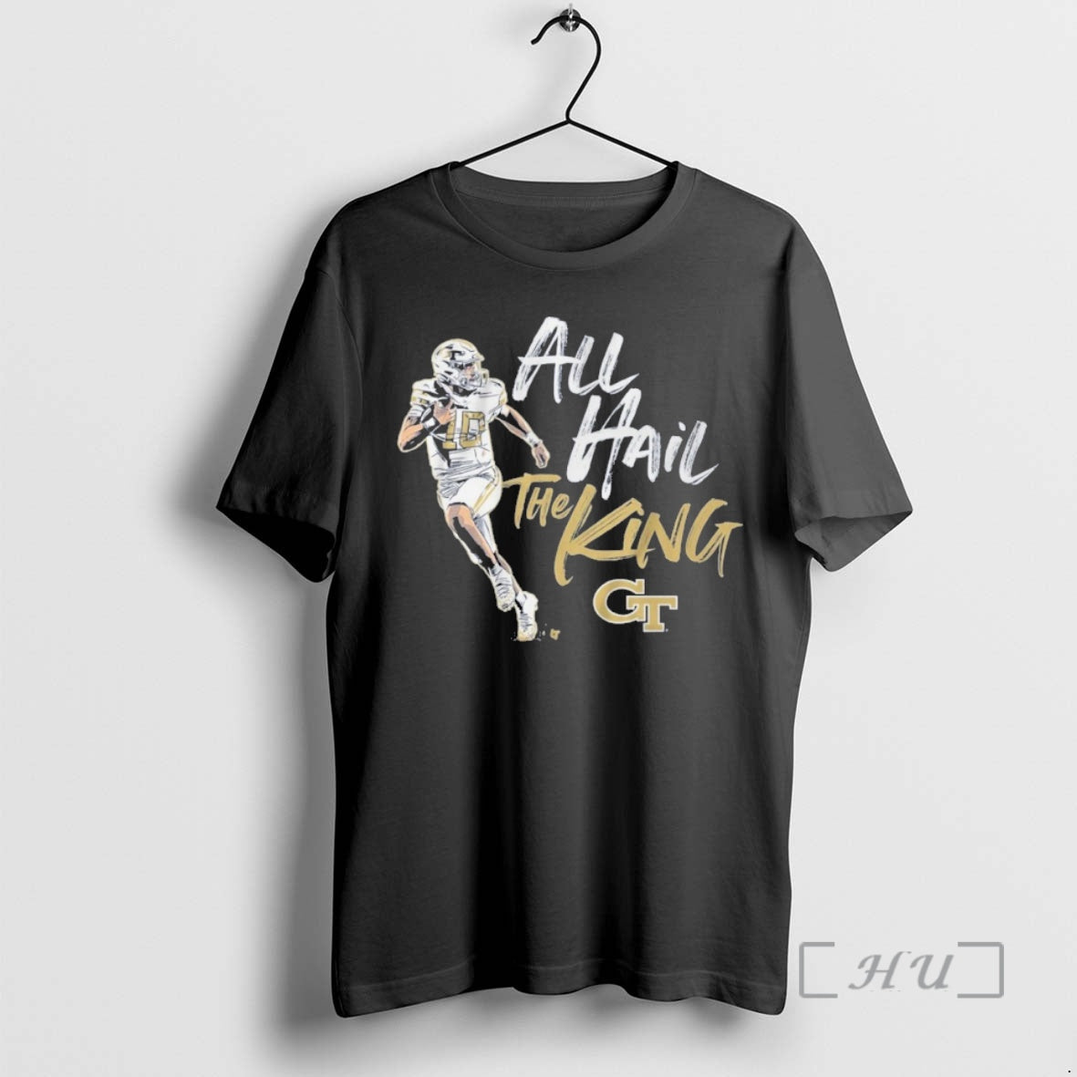 Trending Georgia Tech Football All Hail Haynes King Shirt Hoodie Sweatshirt | PurePodTees.com