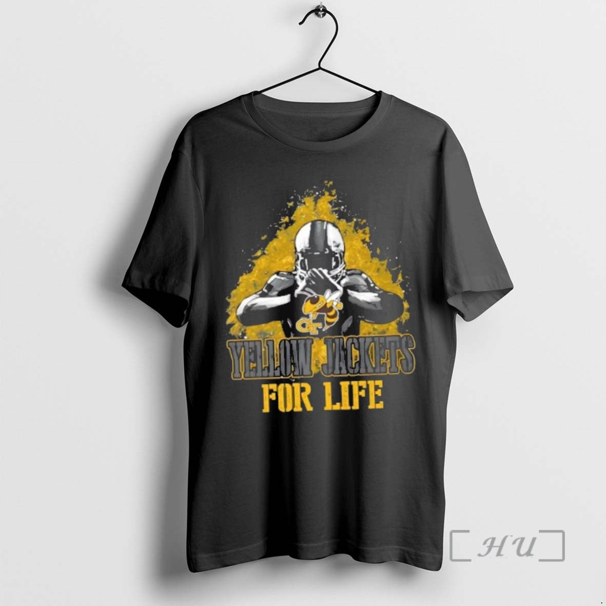 Trending Georgia Tech Yellow Jackets Football For Life Shirt Hoodie Sweatshirt | PurePodTees.com