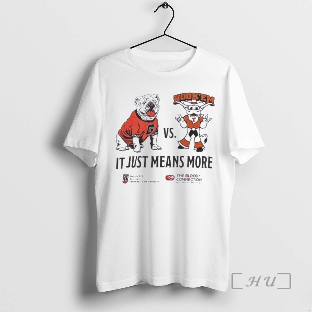 Trending Georgia Vs Texas 2025 It Just Means More Mascot Shirt Hoodie Sweatshirt | PurePodTees.com