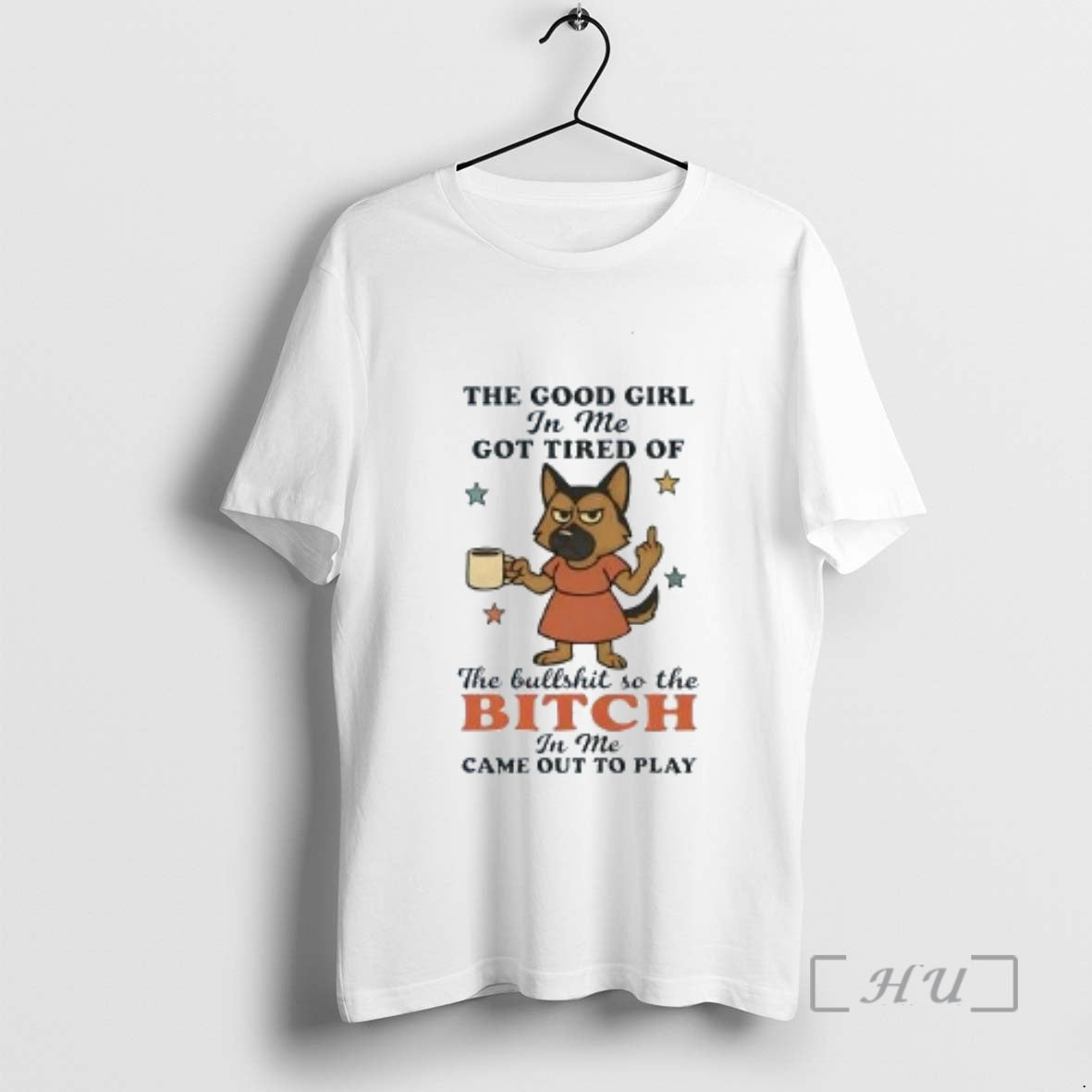 Trending German Shepherd The Good Girl In Me Shirt Hoodie Sweatshirt | PurePodTees.com