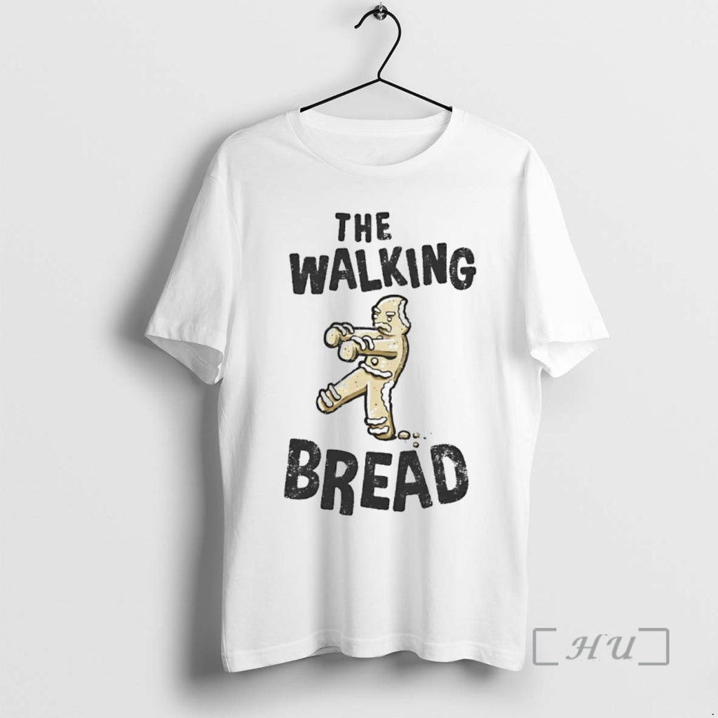 Trending Gingerbread The Walking Bread Christmas Shirt Hoodie Sweatshirt | PurePodTees.com