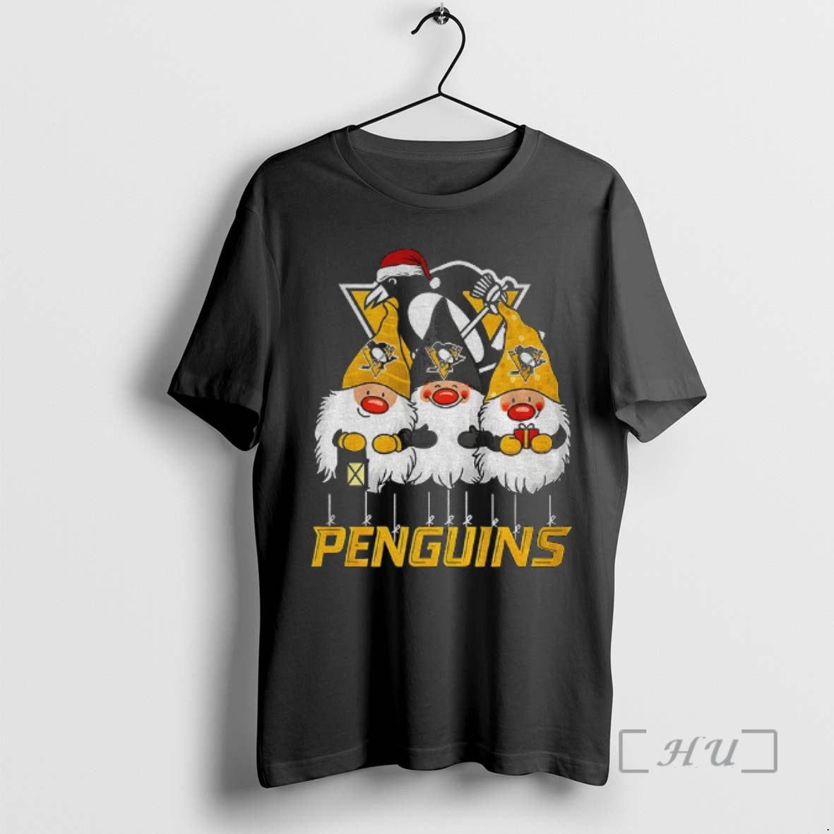 Trending Gnome Santa Hat Pittsburgh Penguins Nhl Hockey 2025 Cartoon Merry Christmas Premium T Shirts Hoodie Sweatshirt