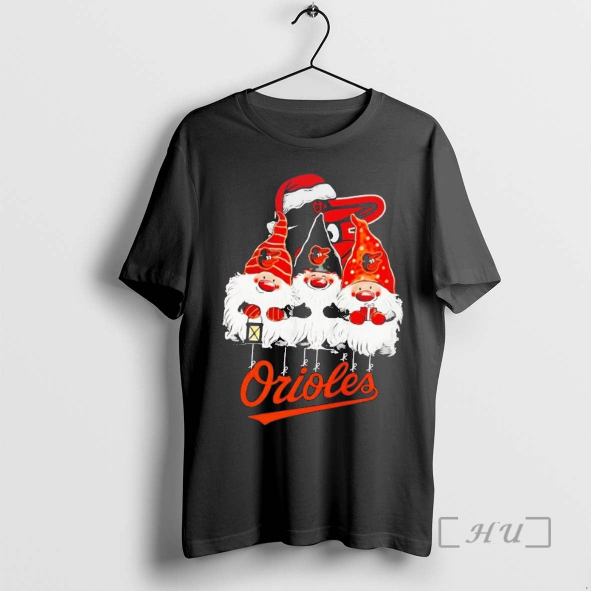 Trending Gnomes Baltimore Orioles Merry Christmas Shirt Hoodie Sweatshirt | PurePodTees.com