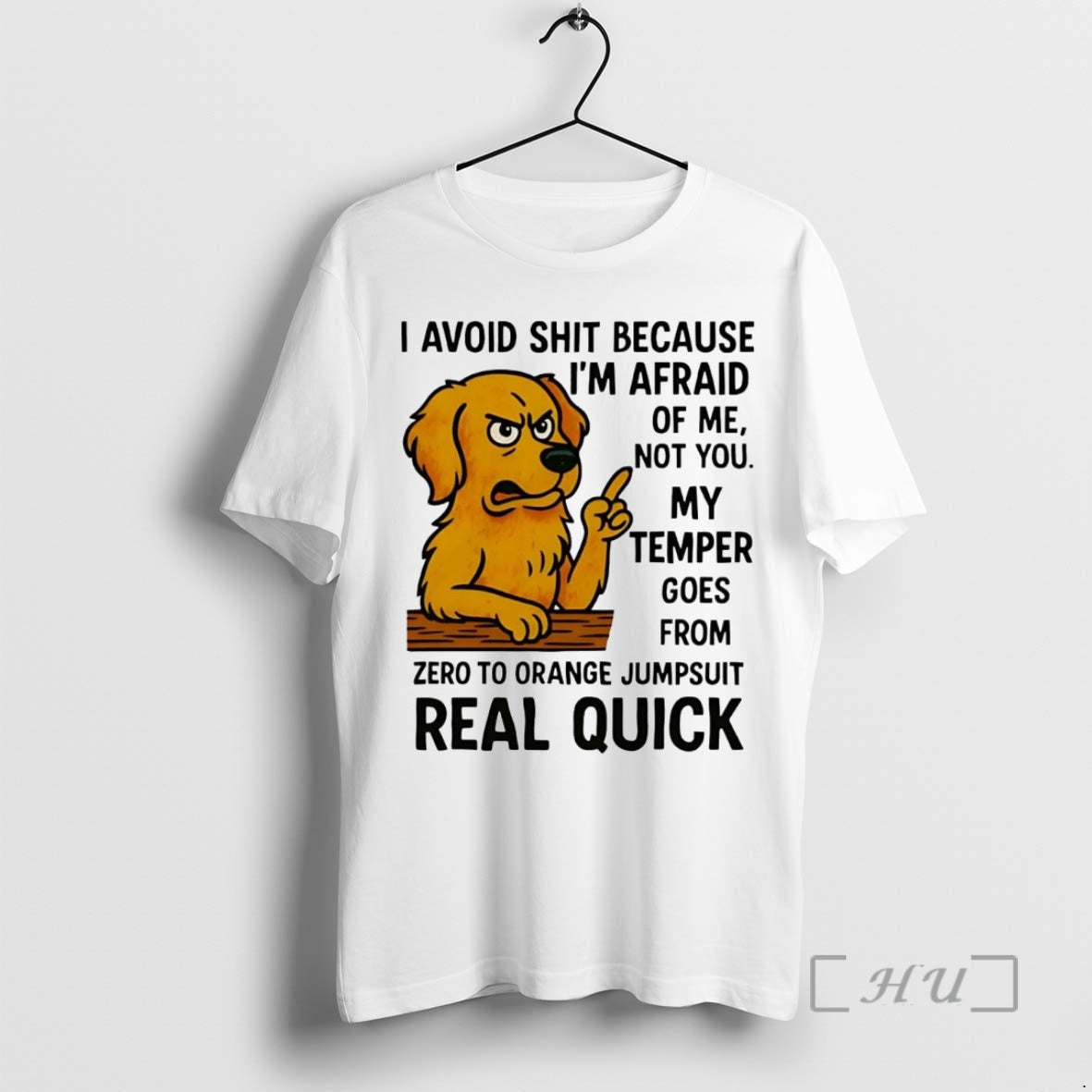 Trending Golden Retriever I Avoid Shit Because Im Afraid Of Me Not You Premium Shirt Hoodie Sweatshirt | PurePodTees.com
