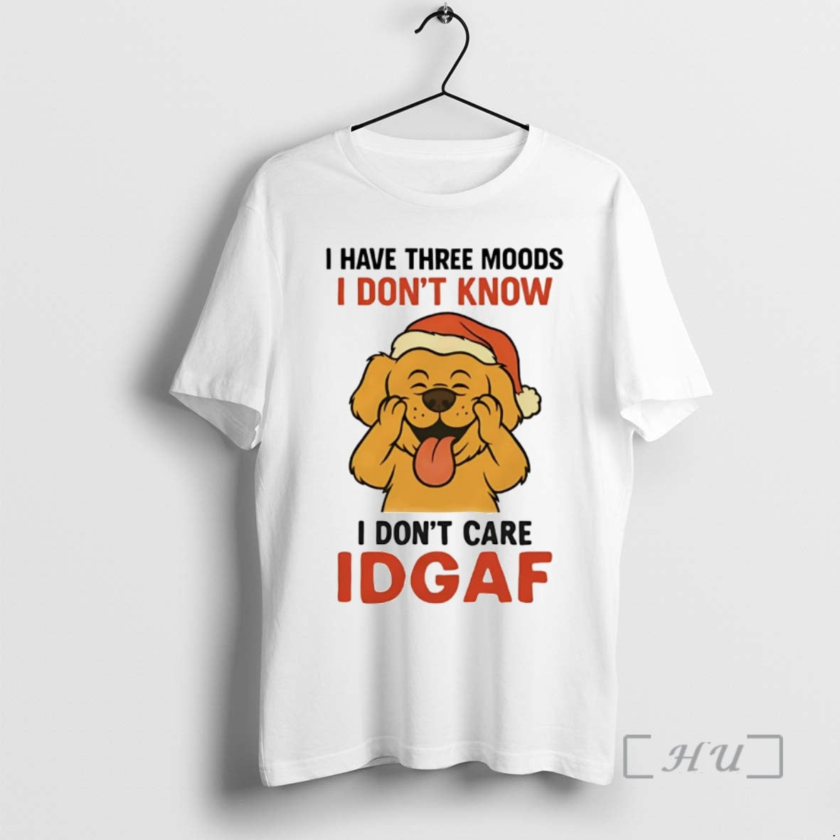 Trending Golden Retriever I Have Three Moods I Dont Know I Dont Care Idgaf Premium Shirt Hoodie Sweatshirt | PurePodTees.com