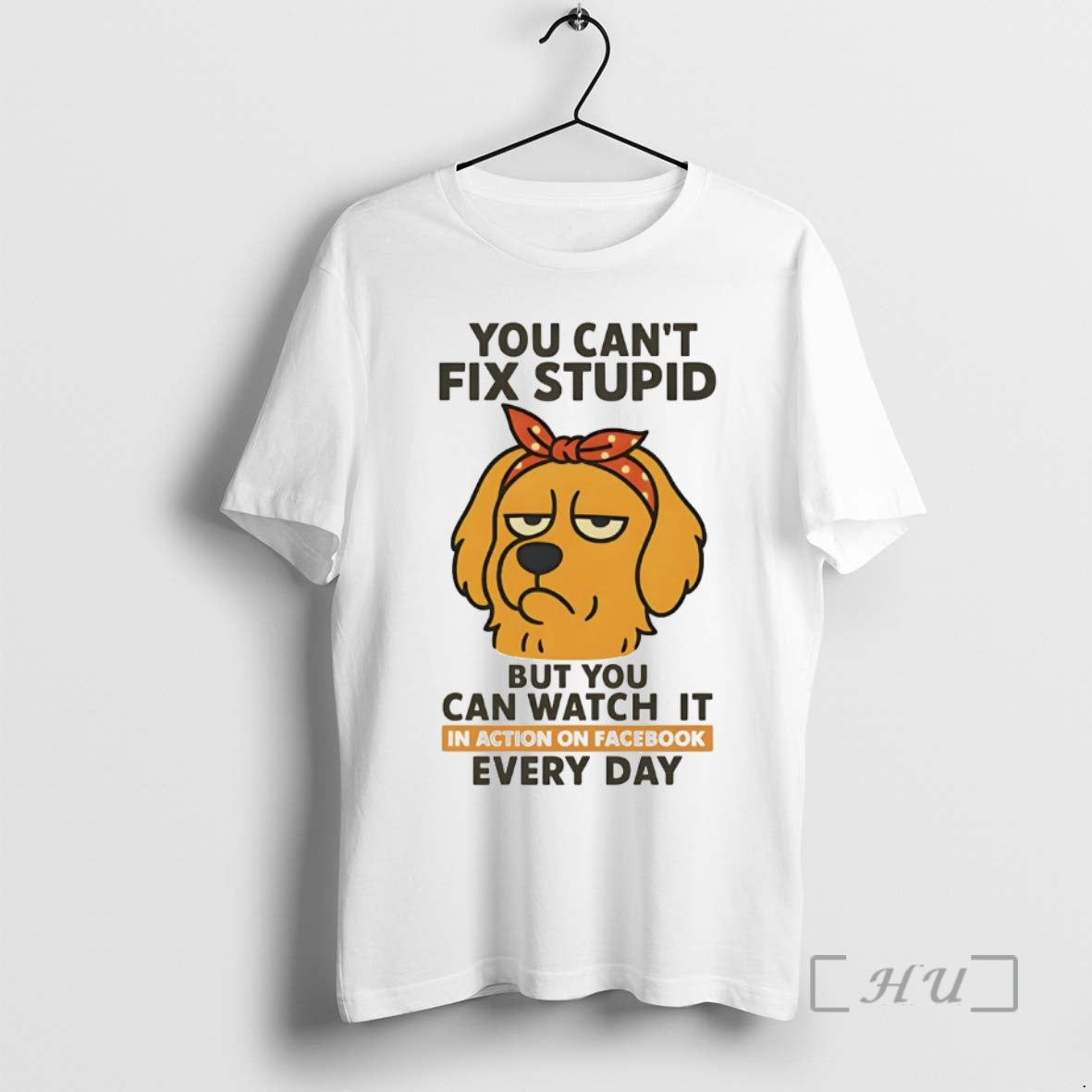 Trending Golden Retriever You Cant Fix Stupid But You Can Watch It Shirt Hoodie Sweatshirt | PurePodTees.com