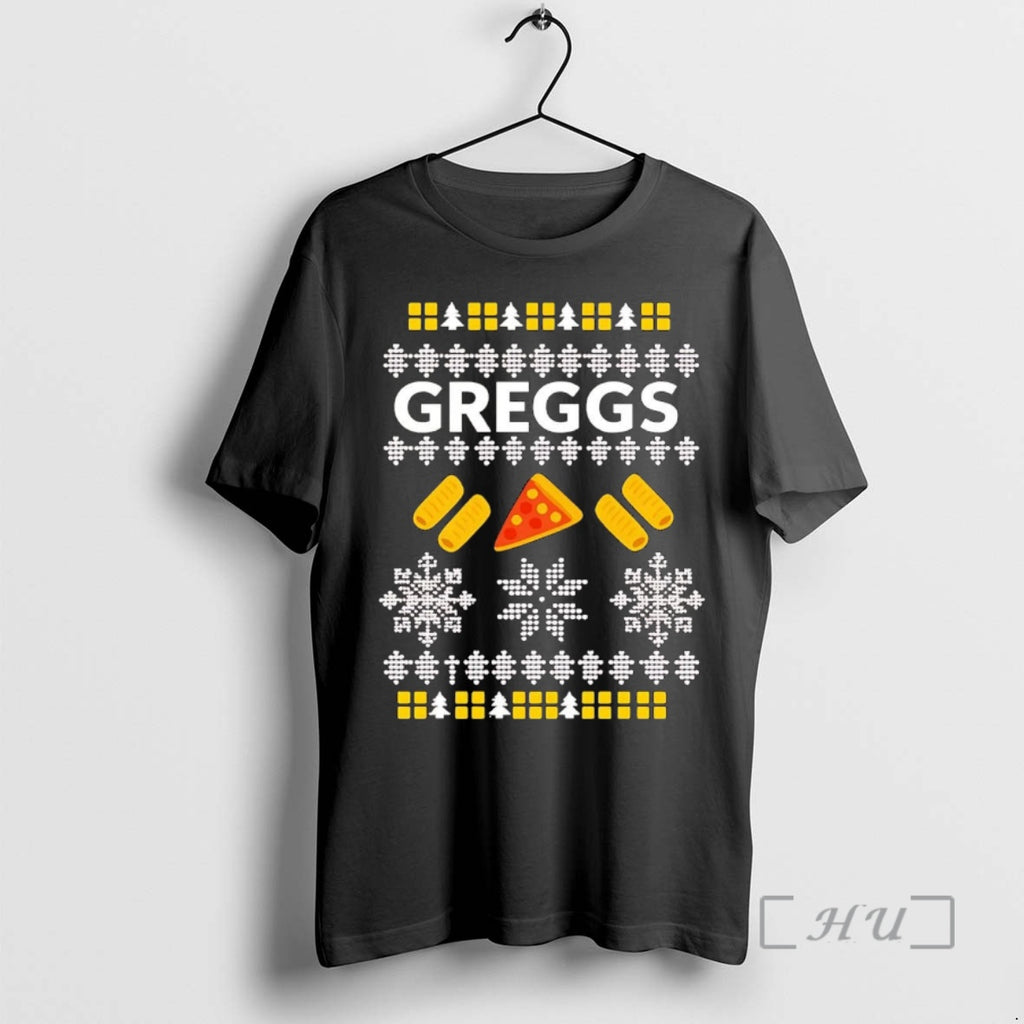 Trending Greggs Ugly Christmas Shirt Hoodie Sweatshirt | PurePodTees.com