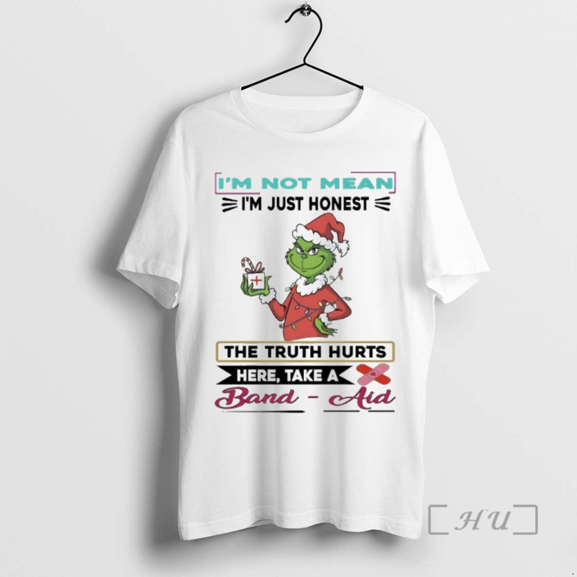 Trending Grinch Christmas Light Im Not Mean Im Just Honest The Truth Hurts Here Take Shirt Hoodie Sweatshirt