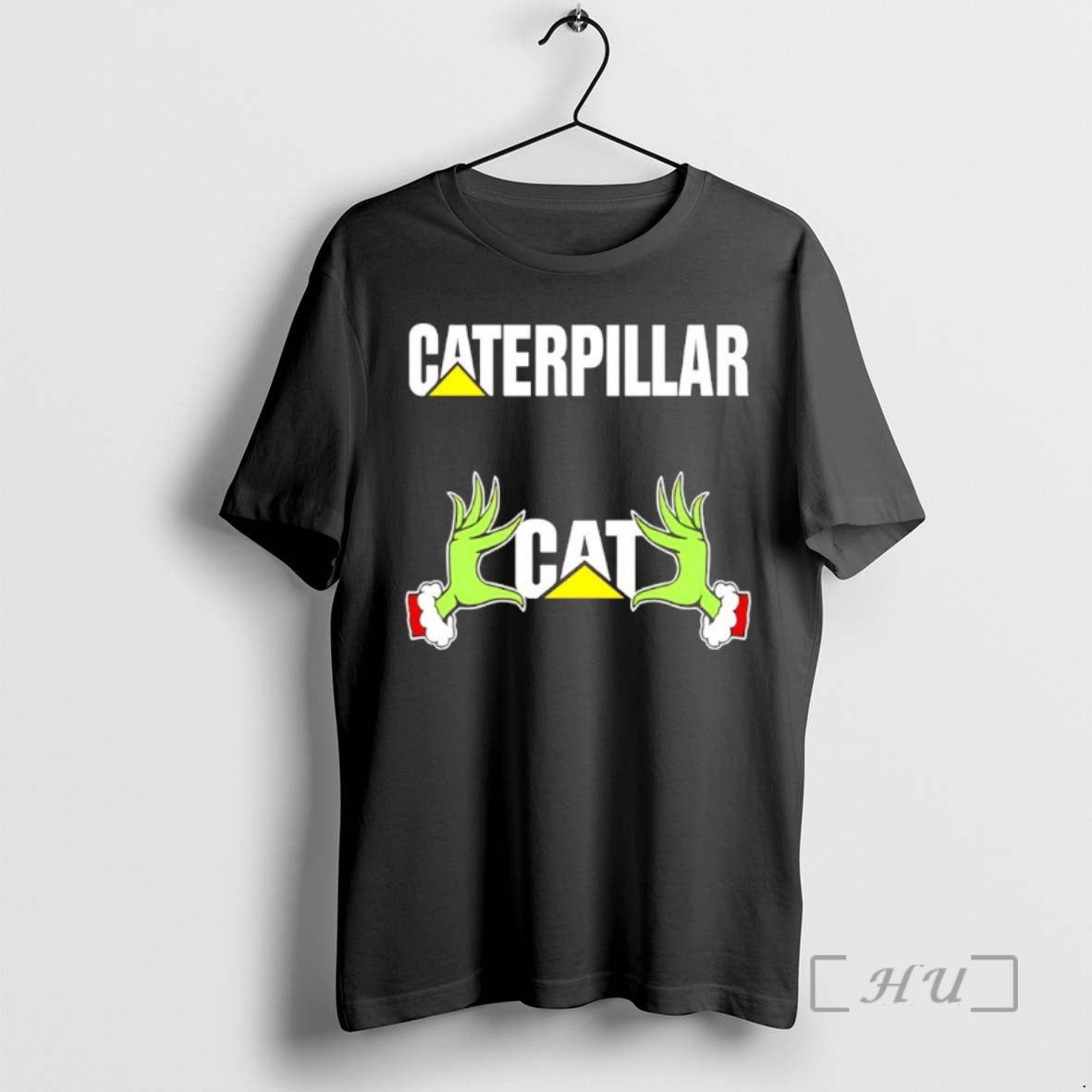 Trending Grinch Hand Love Caterpillar Christmas 2025 Shirt Hoodie Sweatshirt | PurePodTees.com