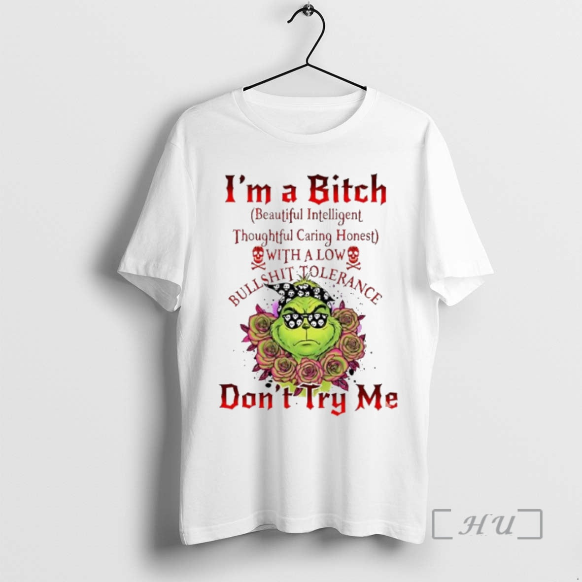Trending Grinch Im A Bitch Dont Try Me Shirt Hoodie Sweatshirt | PurePodTees.com