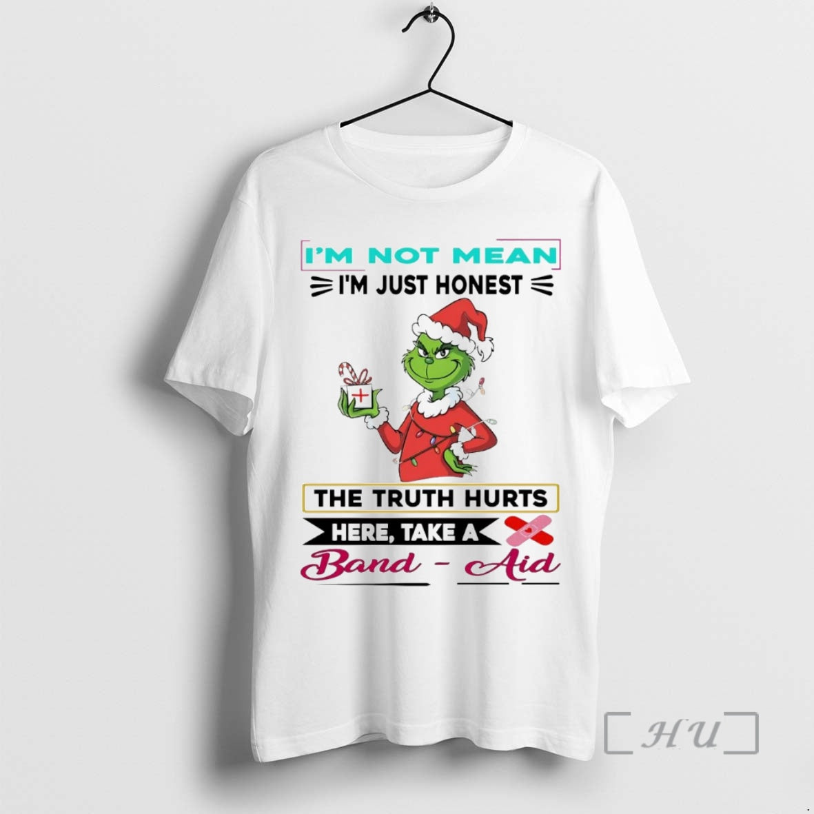 Trending Grinch Im Not Mean Im Just Honest The Truth Hurts Christmas Premium T Shirts Hoodie Sweatshirt | PurePodTees.com