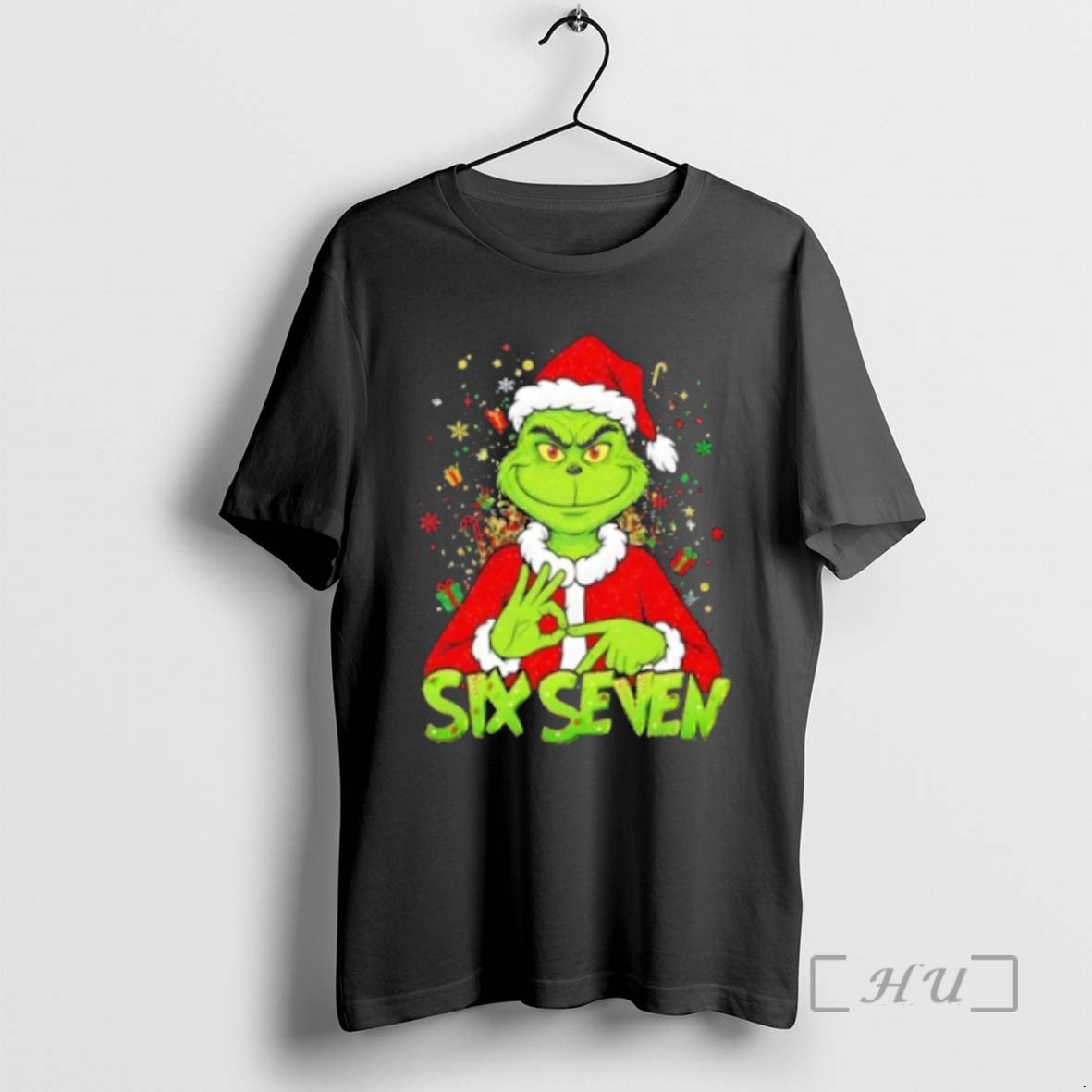 Trending Grinch Six Seven 6 7 Christmas Shirt Hoodie Sweatshirt | PurePodTees.com