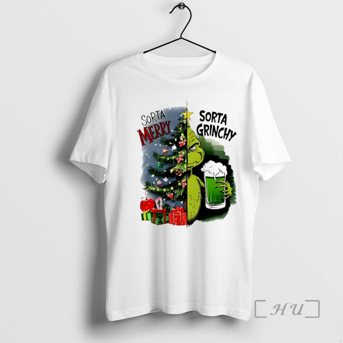 Trending Grinch Sorta Merry Sorta Grinchy Christmas Christmas Shirt Hoodie Sweatshirt | PurePodTees.com